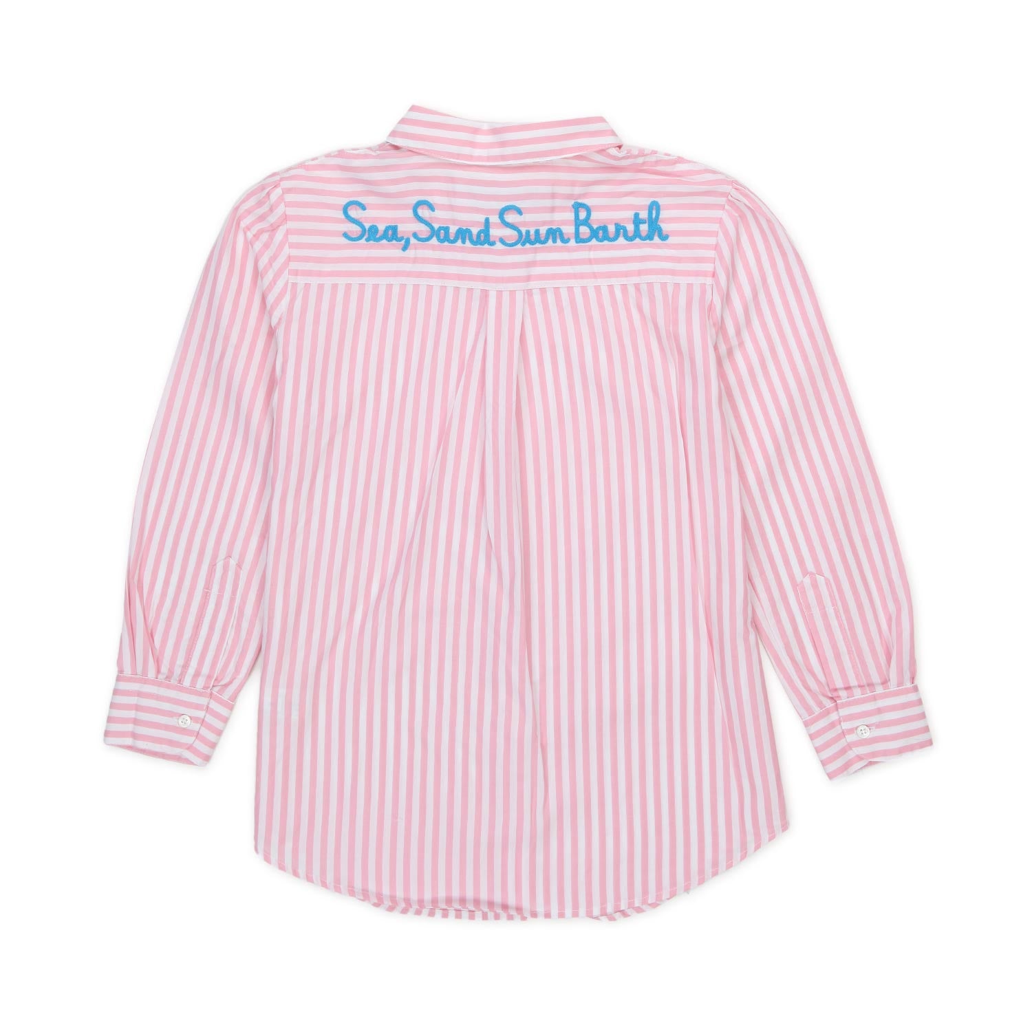 CAMICIA A RIGHE BIANCA E ROSA BAMBINA E TEEN - annameglio.com abbigliamento moda