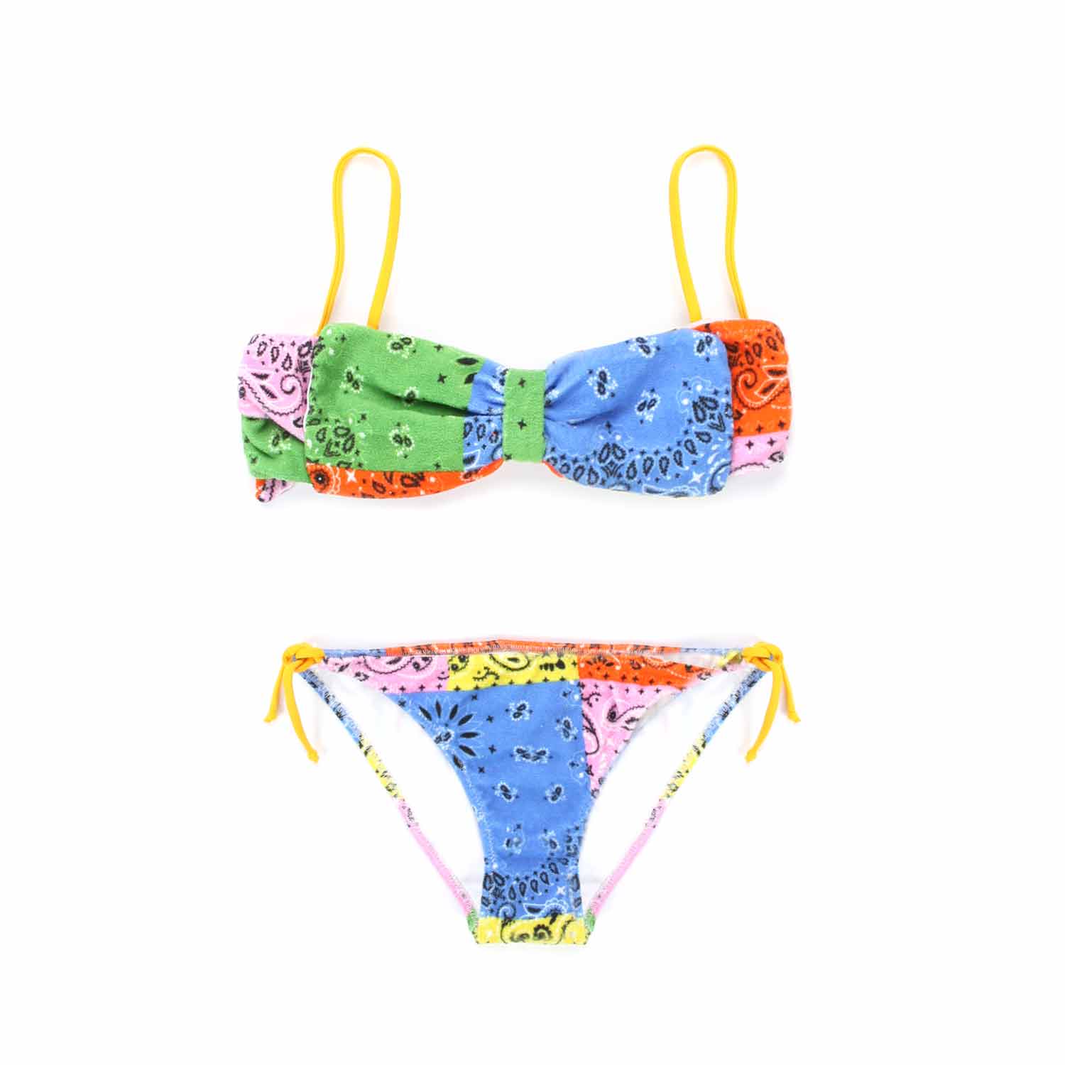 BIKINI BANDANA MULTICOLOR BAMBINA E TEEN - annameglio.com abbigliamento moda