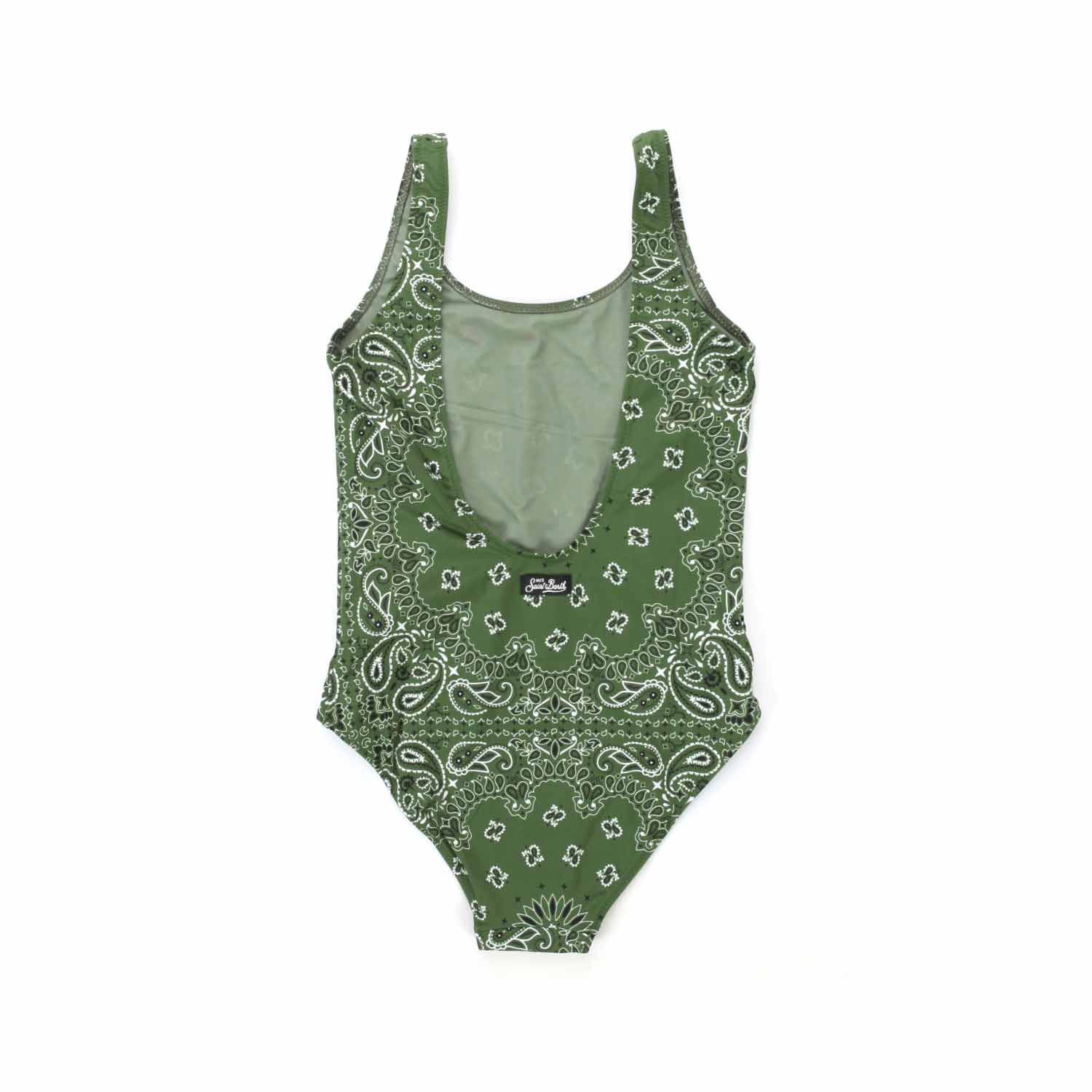 COSTUME DA BAGNO INTERO BANDANA VERDE MILITARE - annameglio.com abbigliamento moda