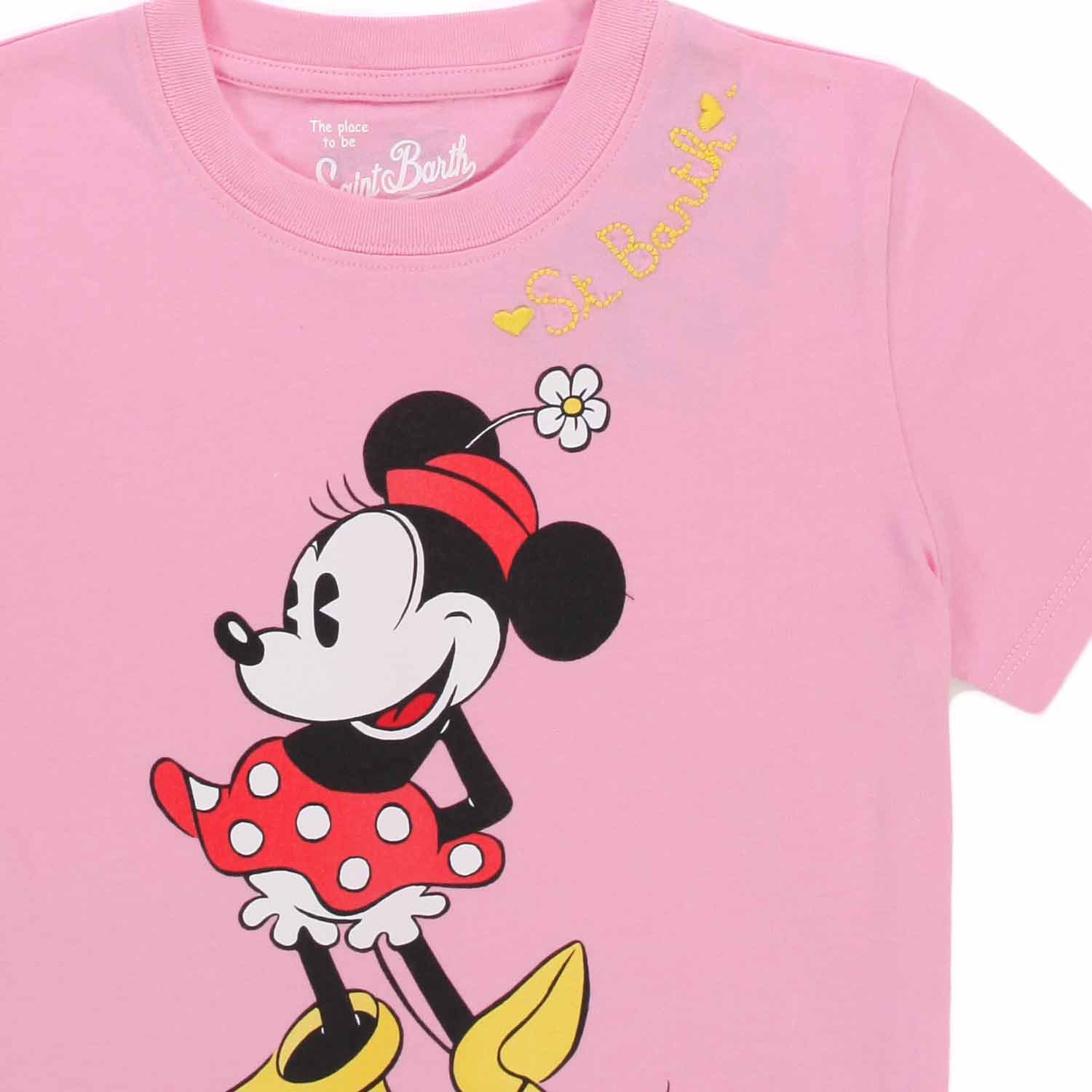 T-SHIRT MINNIE ROSA BAMBINA - annameglio.com abbigliamento moda
