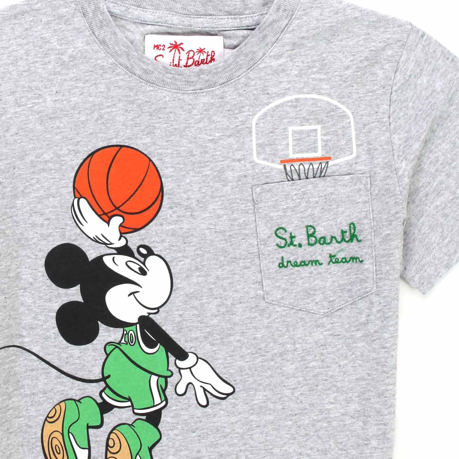 T-SHIRT MICKEY MOUSE UNISEX GRIGIA - annameglio.com abbigliamento moda