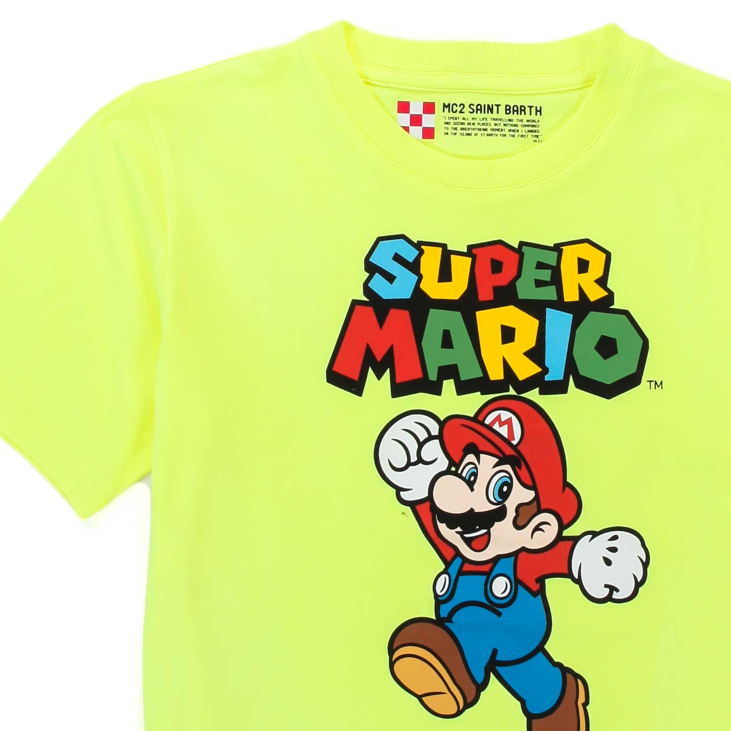T-SHIRT MARIO BROS GIALLO FLUO BAMBINO E TEEN - annameglio.com abbigliamento moda
