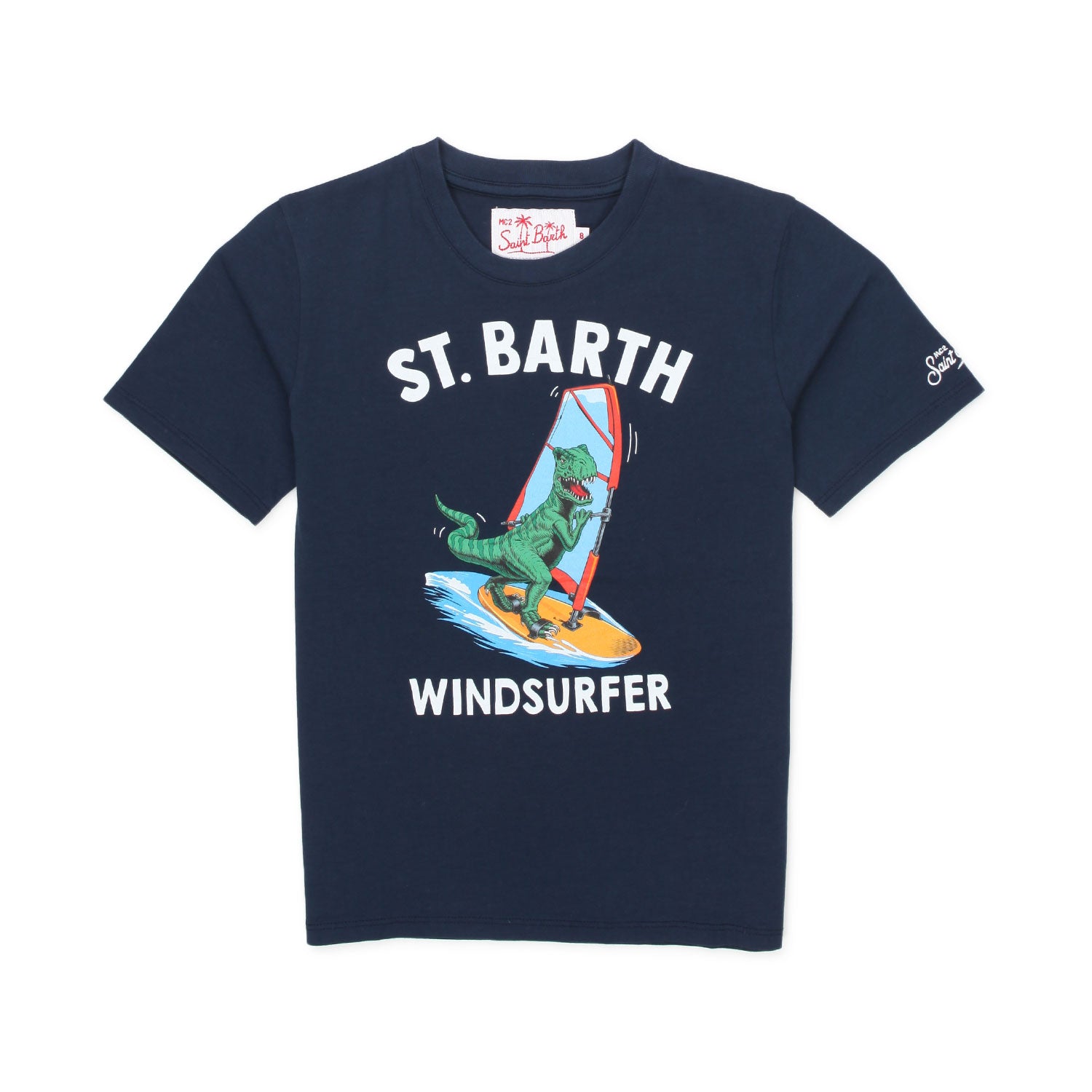 T-SHIRT T-REX WINDSURFER BLU BAMBINO E TEEN - annameglio.com abbigliamento moda