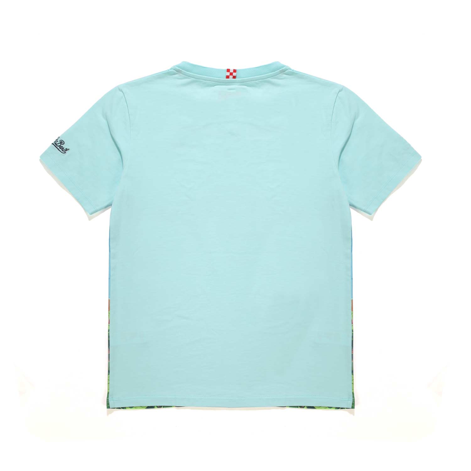 T-SHIRT POSTCARD CELESTE BAMBINO E TEEN - annameglio.com abbigliamento moda