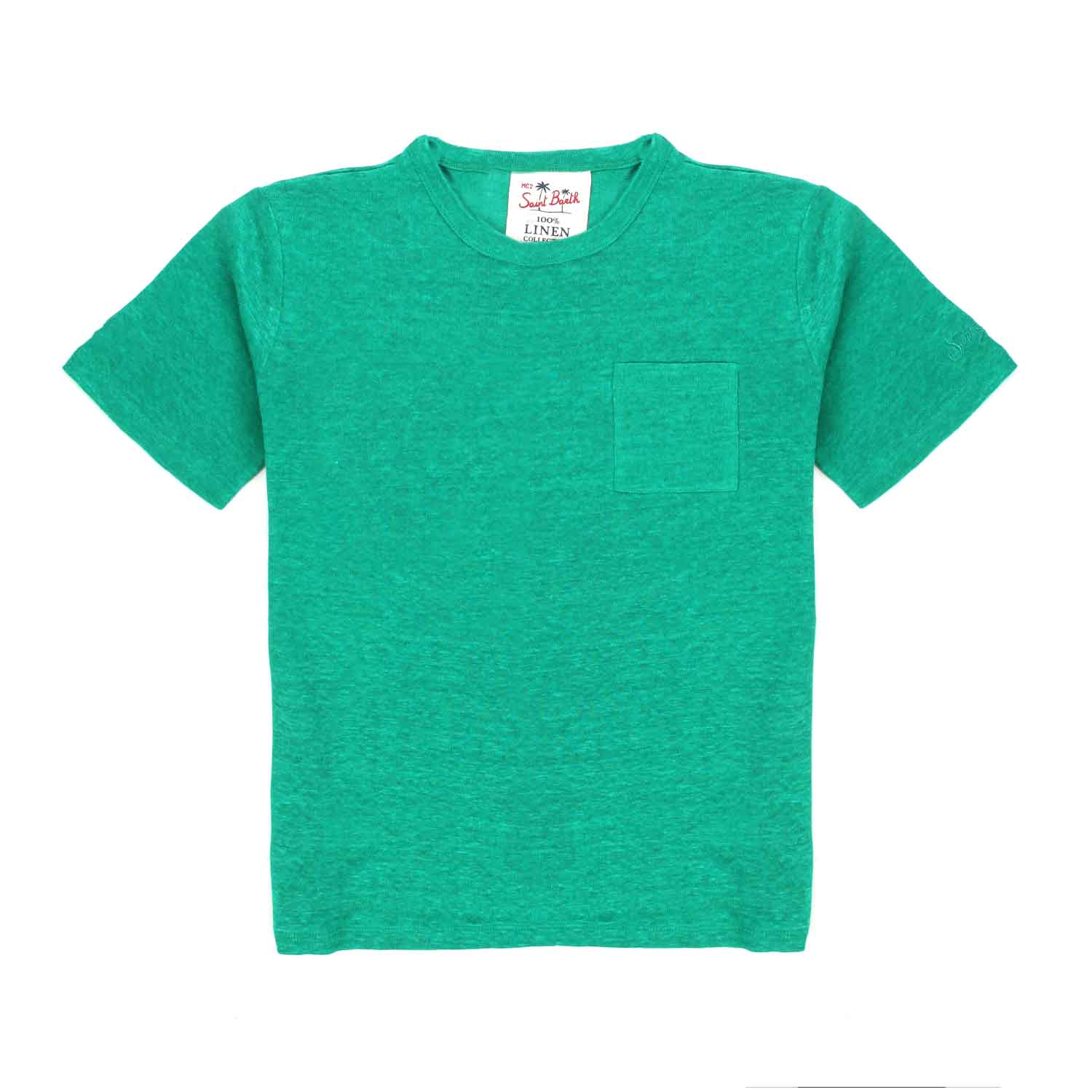 T-SHIRT DI LINO VERDE BAMBINO E TEEN - annameglio.com abbigliamento moda