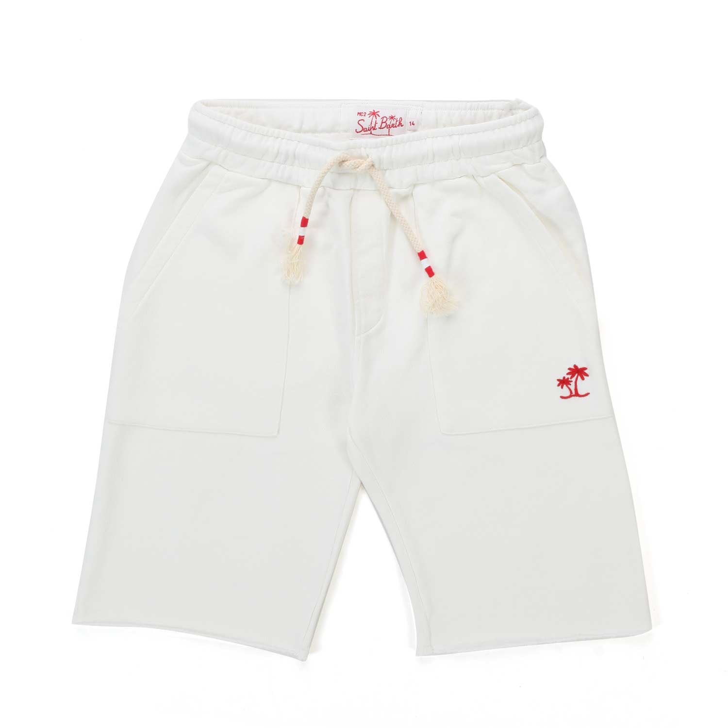 SHORTS IN FELPA BIANCO BAMBINO E TEEN - annameglio.com abbigliamento moda