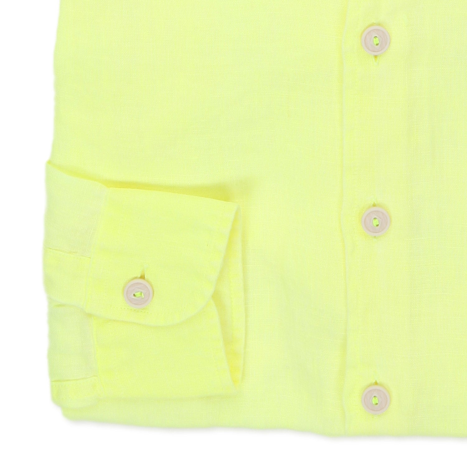 CAMICIA DI LINO GIALLO FLUO BAMBINO E TEEN - annameglio.com abbigliamento moda