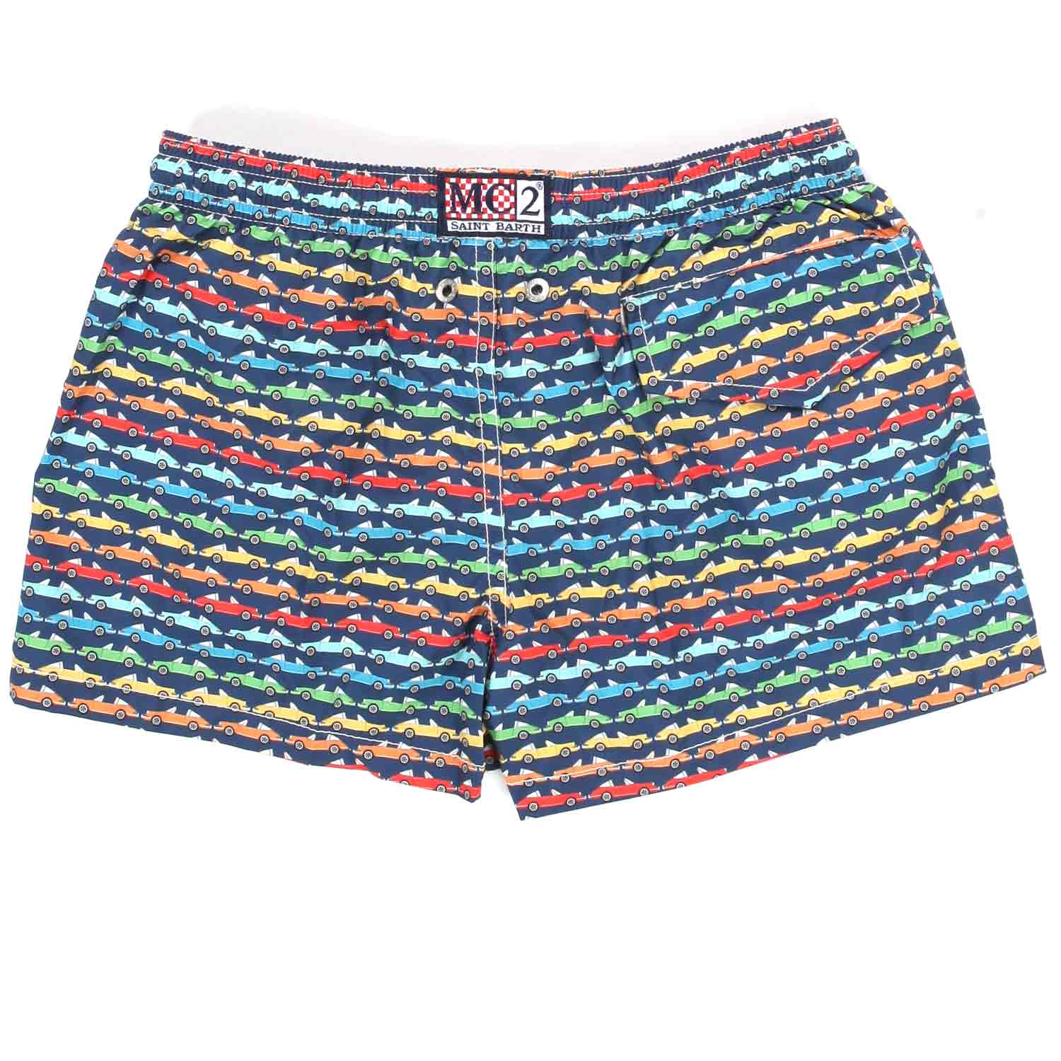 COSTUME BOXER BLU CON AUTOMOBILI MULTICOLOR - annameglio.com abbigliamento moda