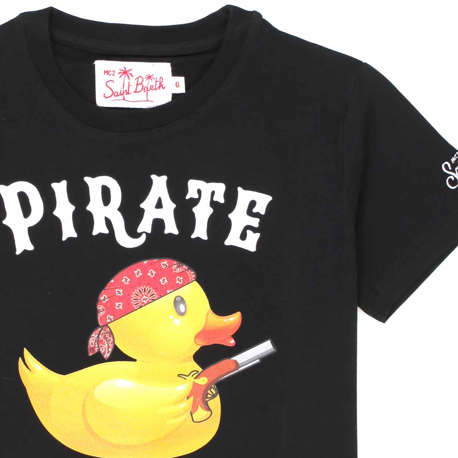 T-SHIRT PIRATE DUCK NERA BAMBINO - annameglio.com abbigliamento moda