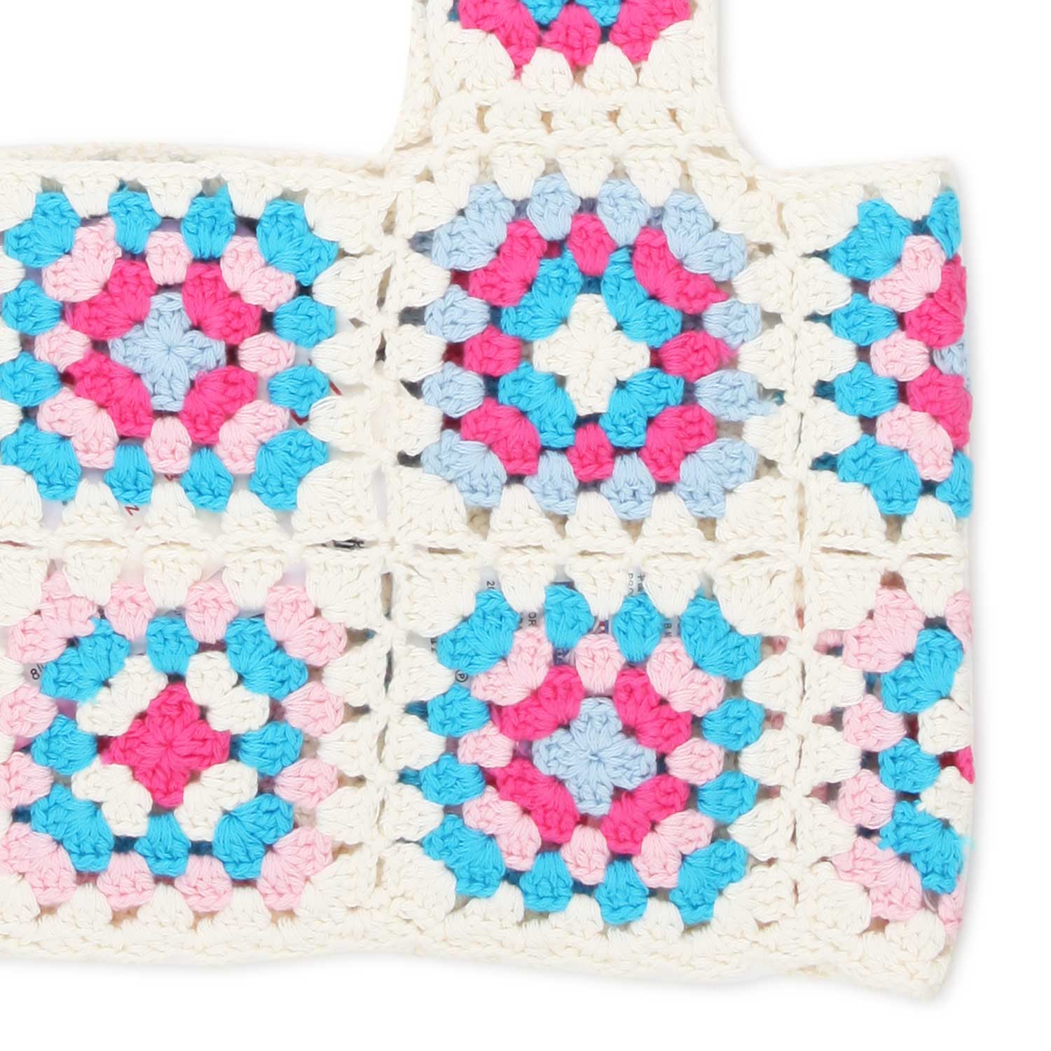 CORPETTO CROCHET BIANCO E MULTICOLOR BAMBINA - annameglio.com abbigliamento moda
