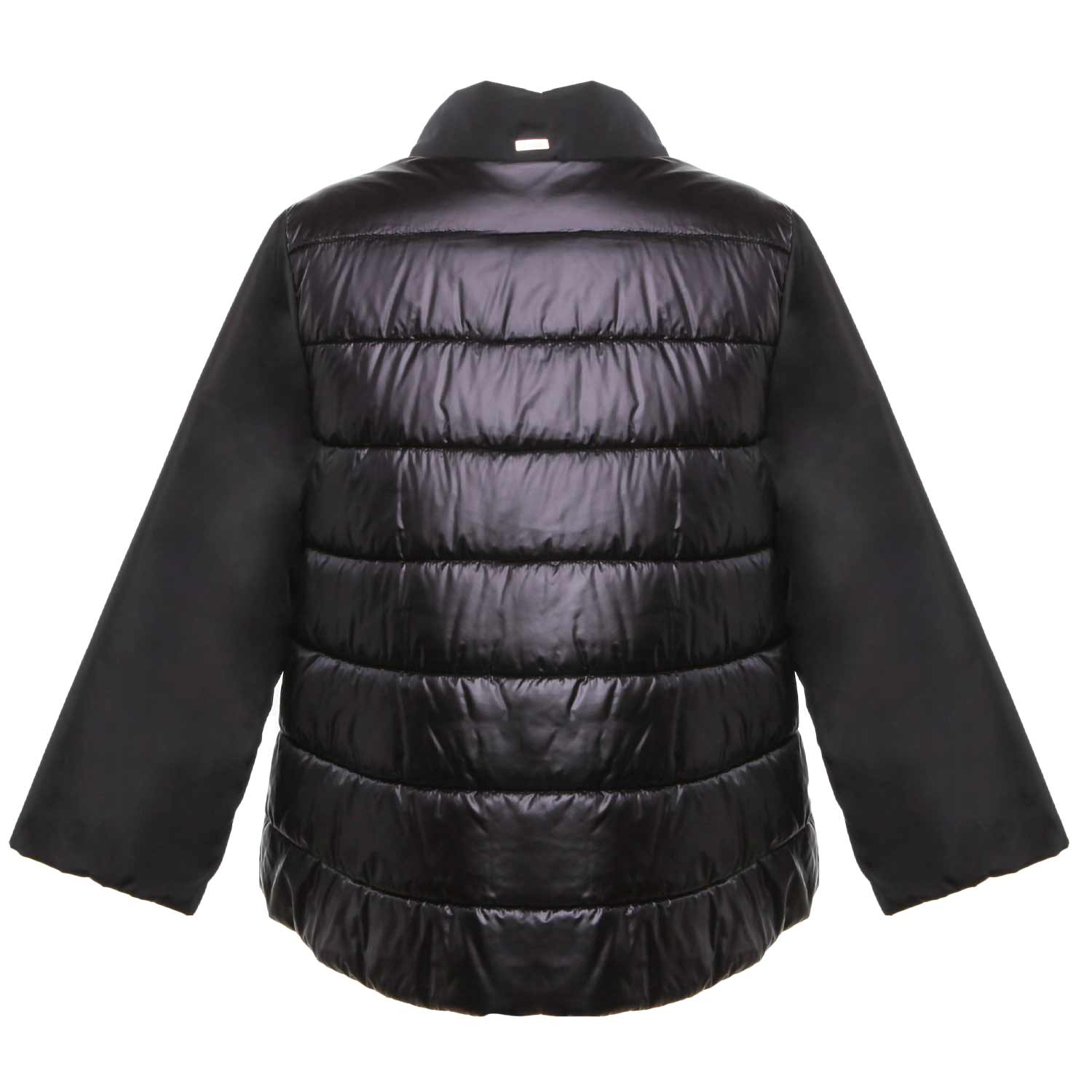 GIUBBINO NERO IN NYLON E TAFFETA BAMBINA E TEEN - annameglio.com abbigliamento moda