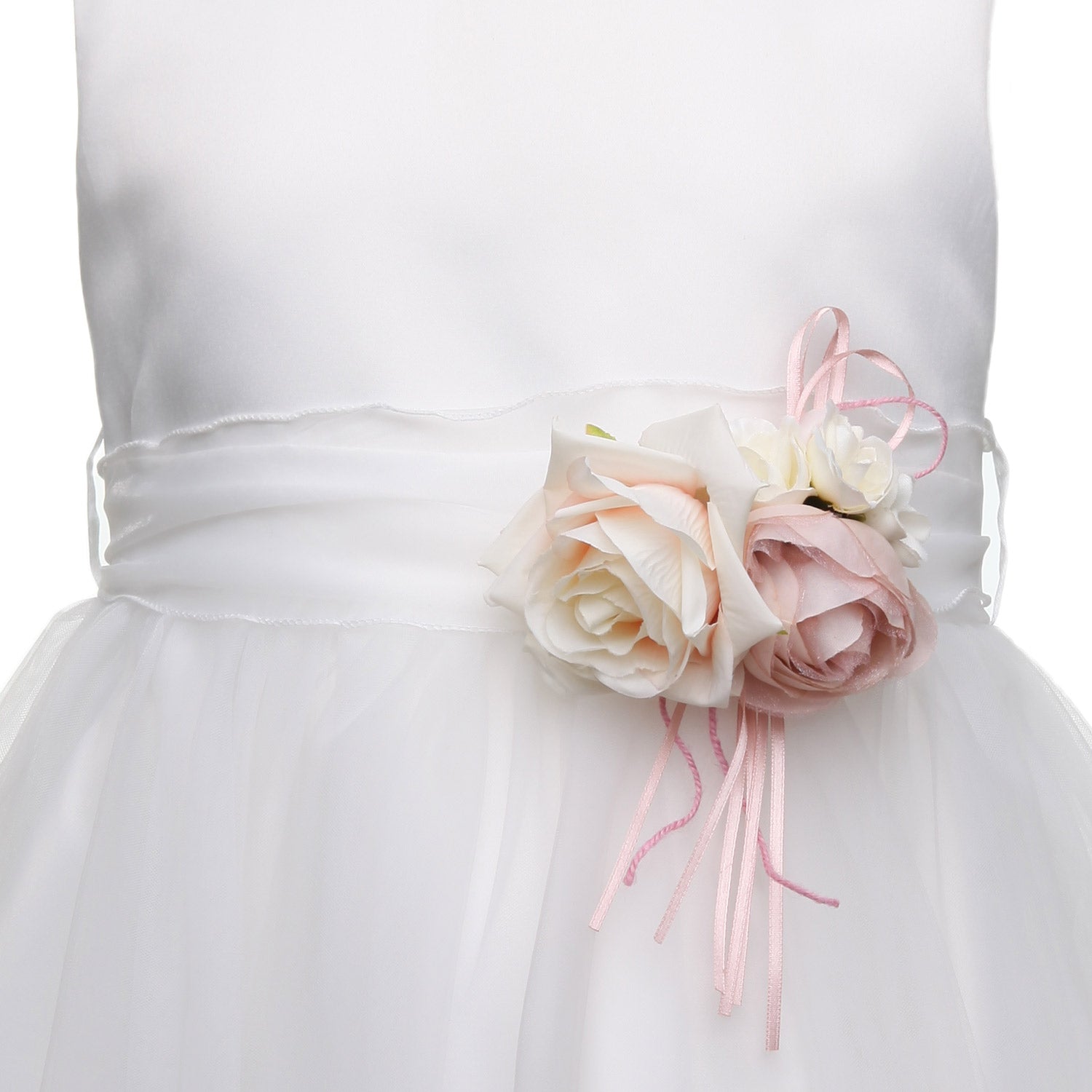 ABITO CERIMONIA AVORIO CON SPILLA BAMBINA E TEEN - annameglio.com abbigliamento moda