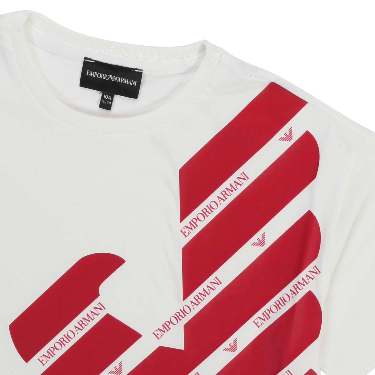 T-SHIRT AQUILOTTO BIANCA E ROSSA BAMBINO E TEEN - annameglio.com abbigliamento moda