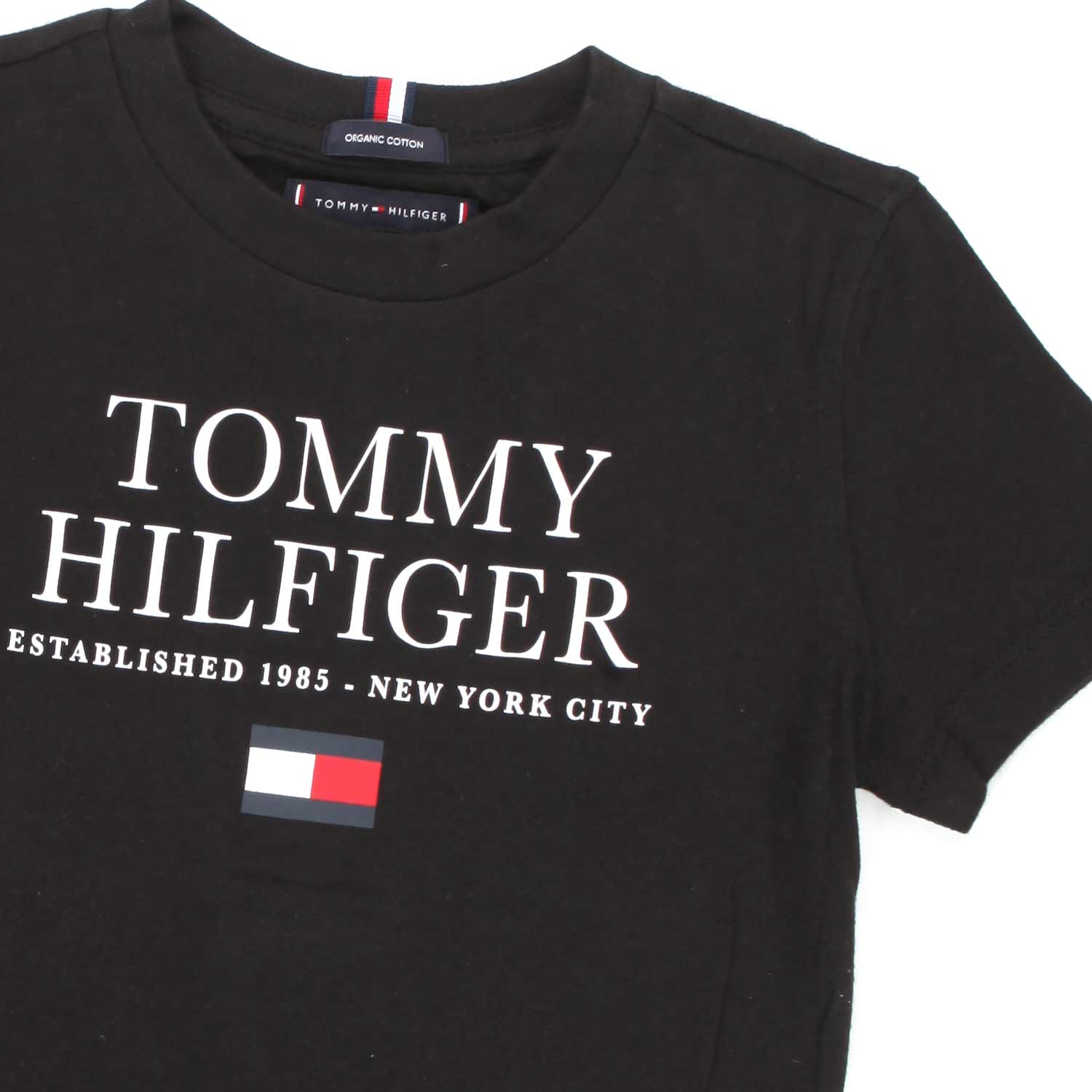 T-SHIRT TOMMY NERA BAMBINO E TEENAGER - annameglio.com abbigliamento moda