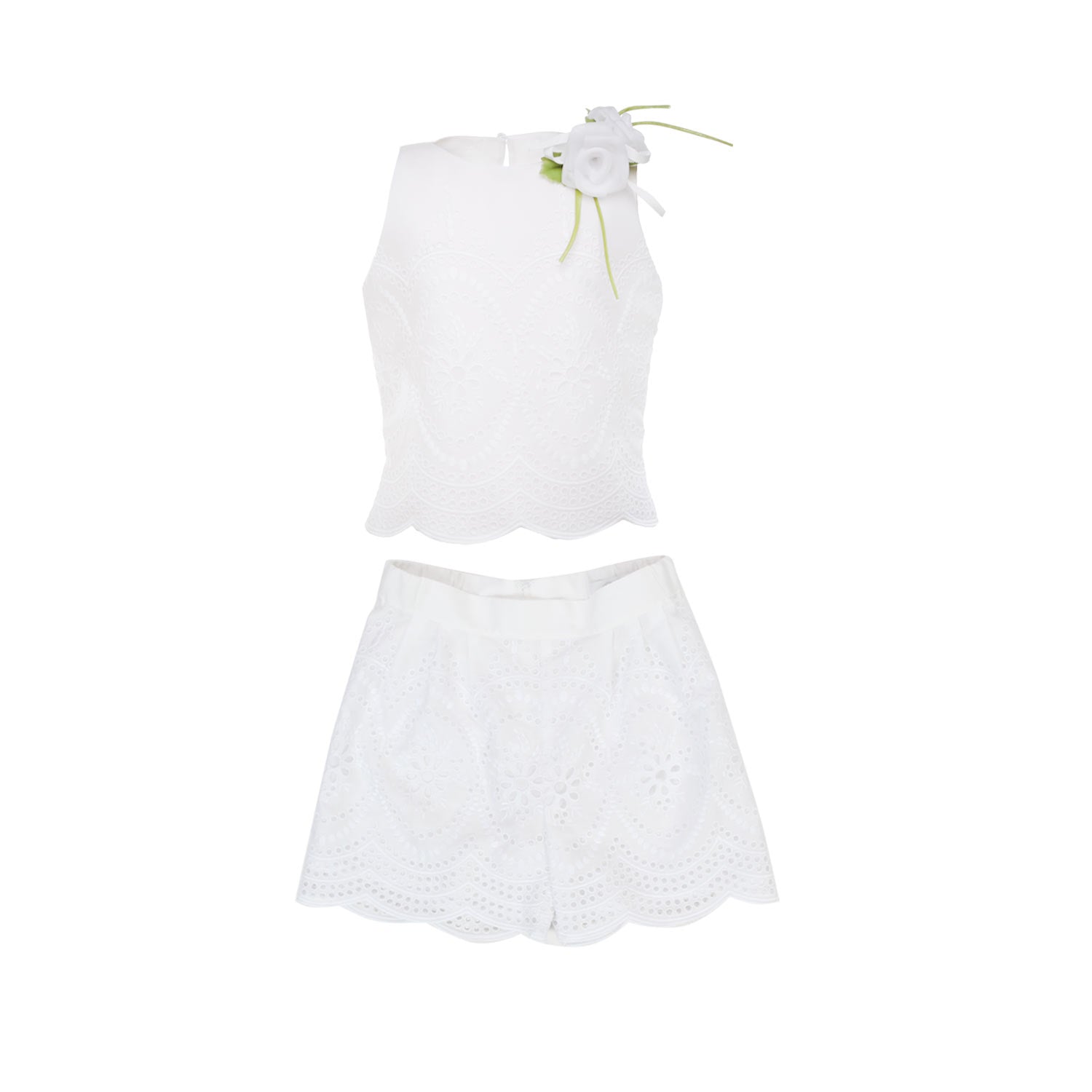 ABITO DA CERIMONIA BIANCO SENZA MANICHE - annameglio.com abbigliamento moda