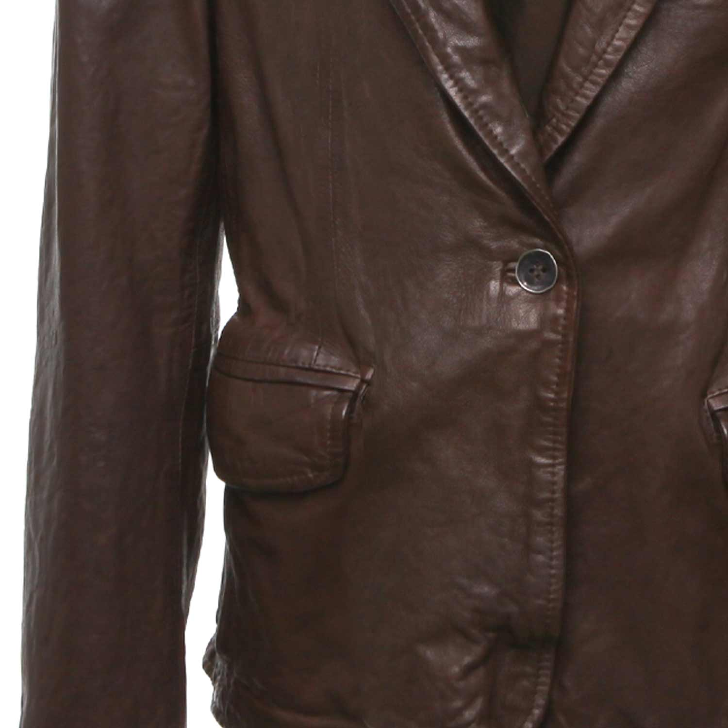 BLAZER DI PELLE TESTA DI MORO DONNA E TEEN - annameglio.com abbigliamento moda