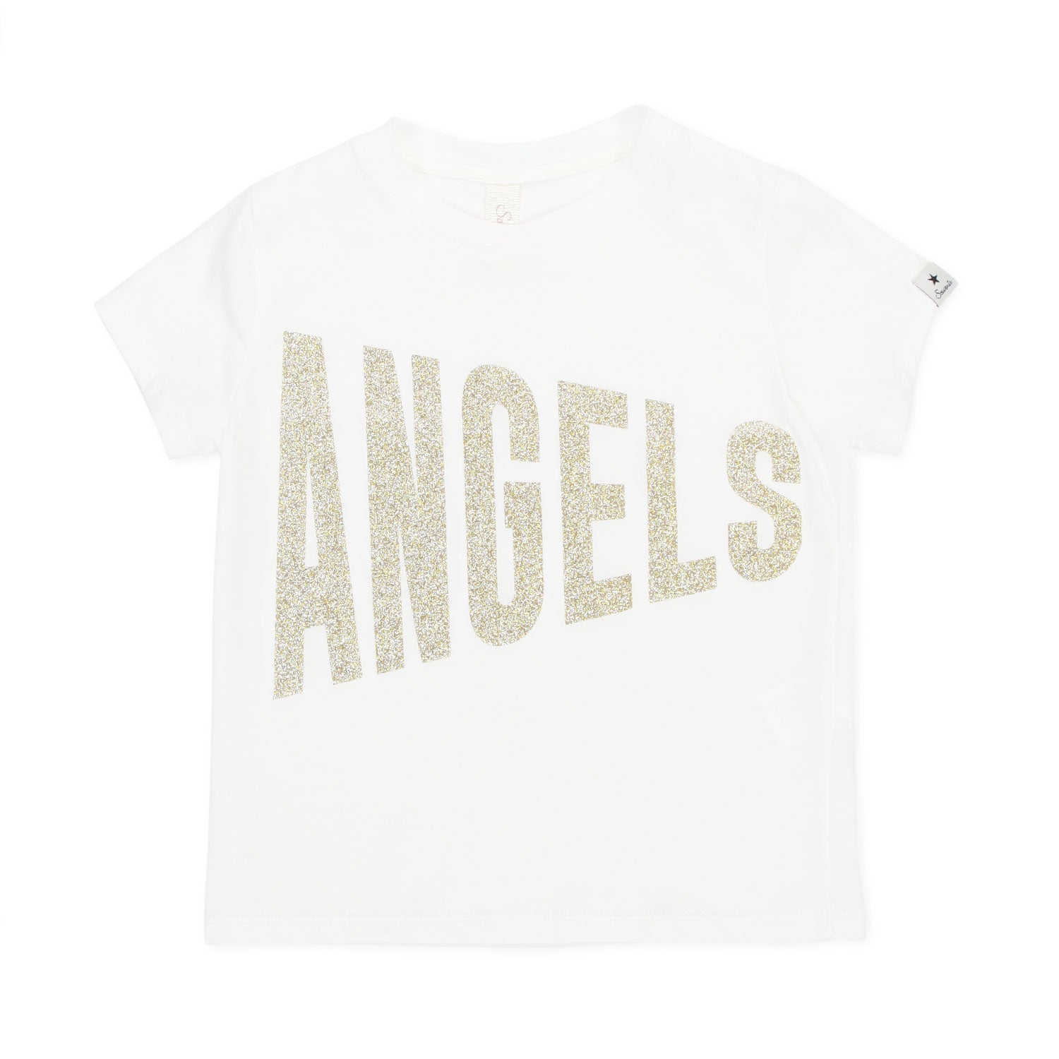 T-SHIRT ANGELS BIANCA E ORO BAMBINA E TEEN - annameglio.com abbigliamento moda