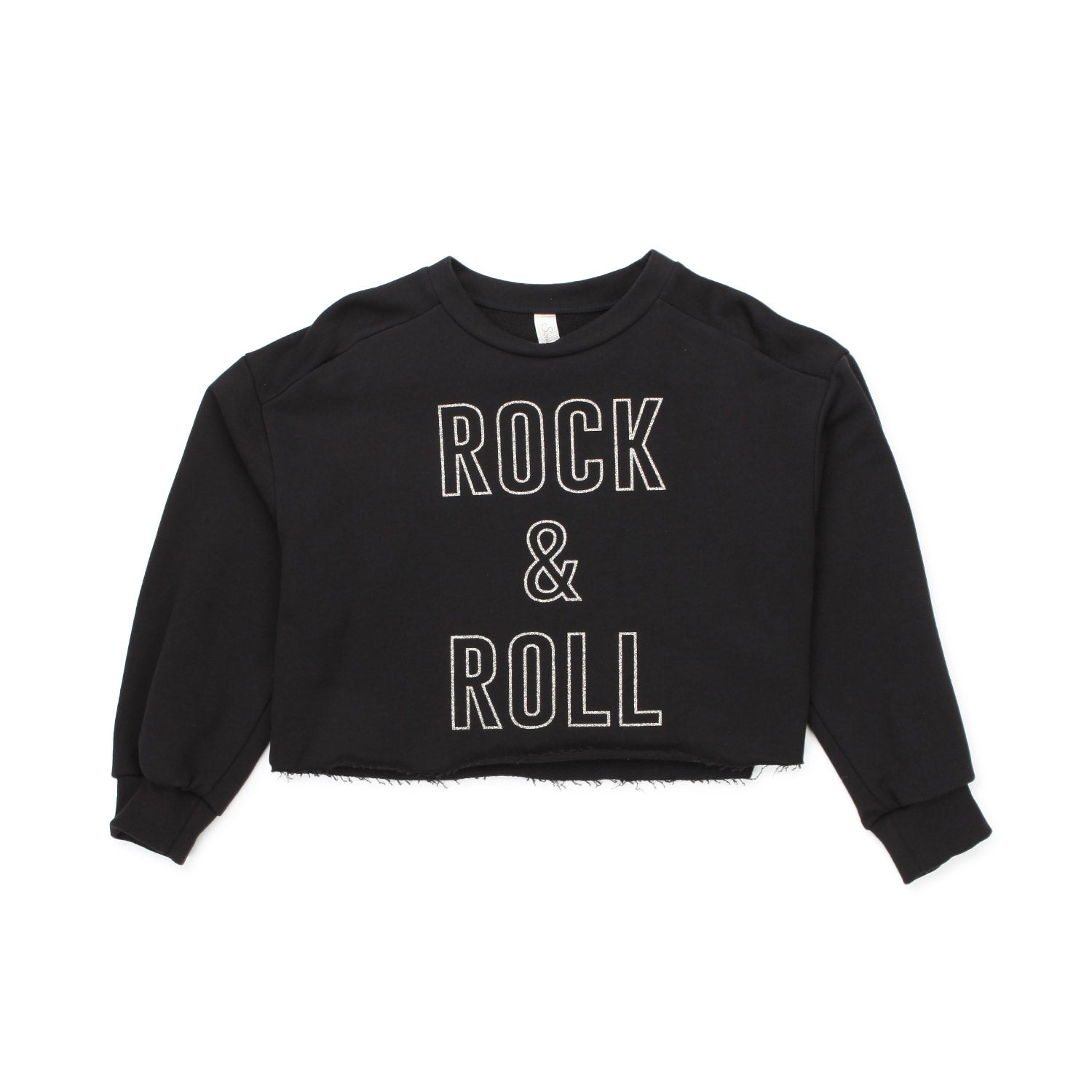 FELPA ROCK & ROLL NERA BAMBINA E TEEN - annameglio.com abbigliamento moda