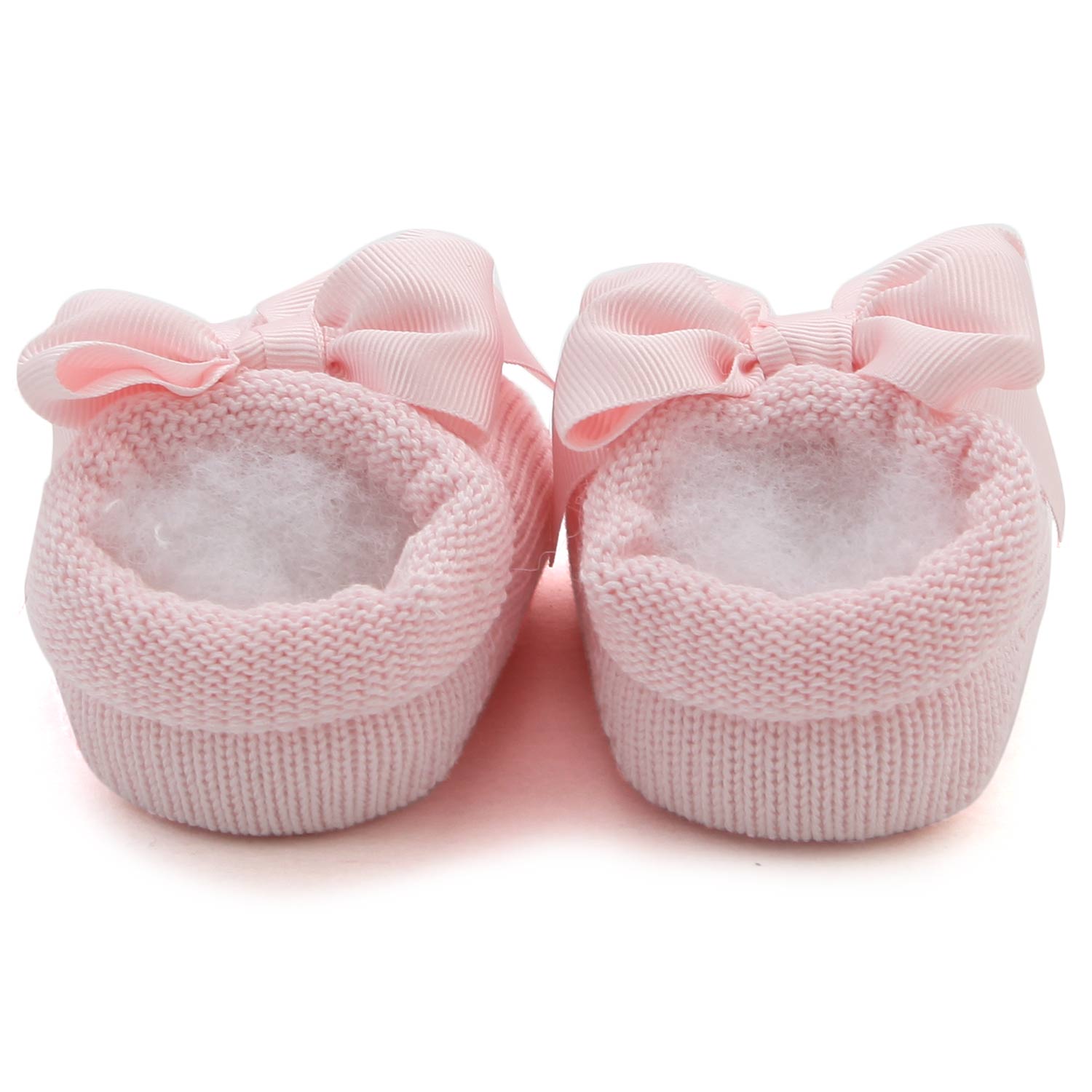 SCARPINE DA CULLA ROSA CON FIOCCO NEONATA - annameglio.com abbigliamento moda