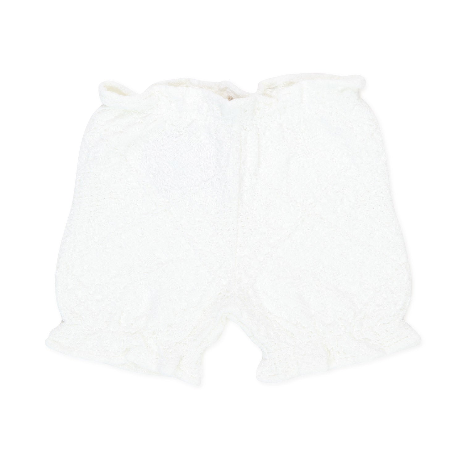 MINI BERMUDA BIANCO RICAMATO BEBÈ - annameglio.com abbigliamento moda