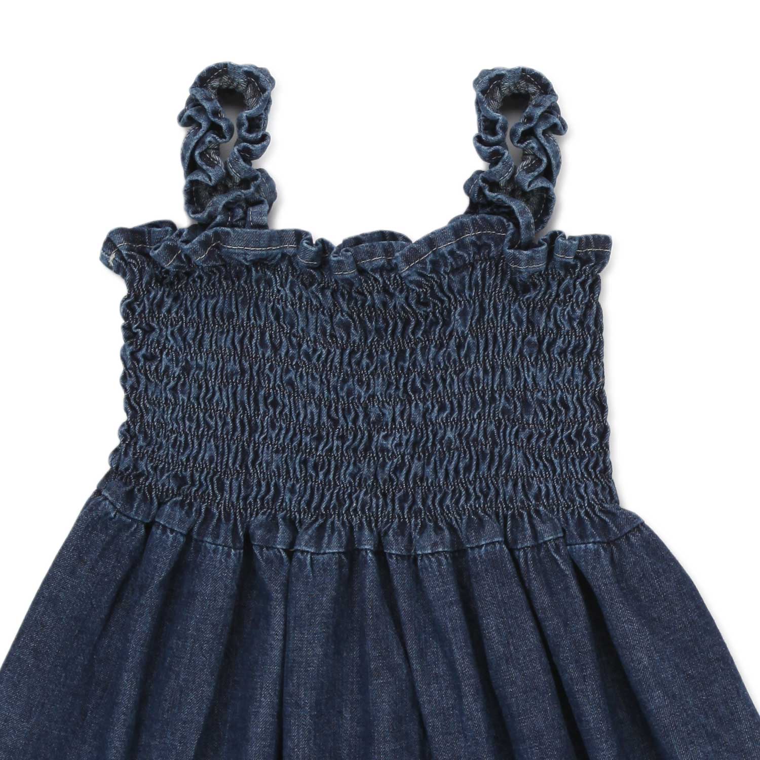 ABITO DI JEANS BLU SCURO BAMBINA - annameglio.com abbigliamento moda