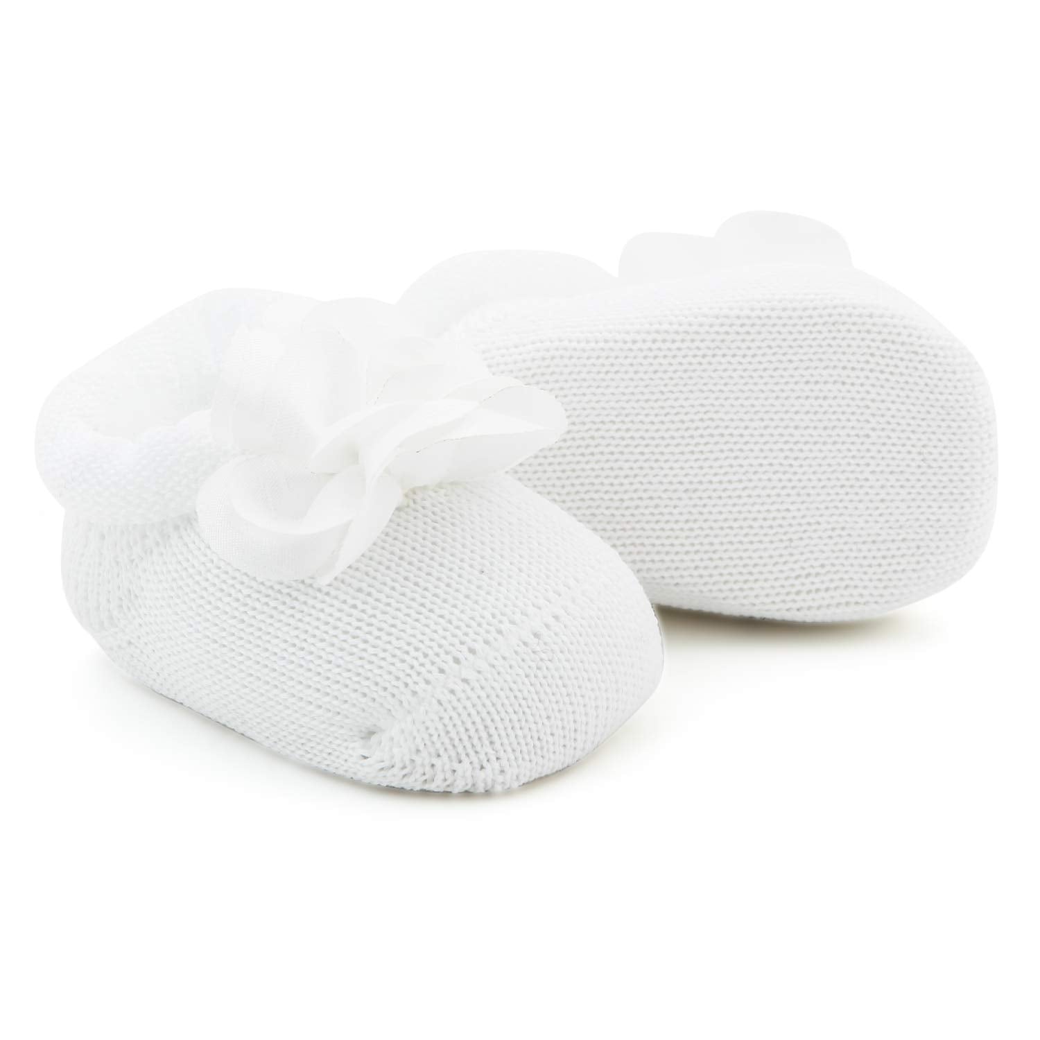 SCARPINE DA CULLA BIANCHE NEONATA - annameglio.com abbigliamento moda