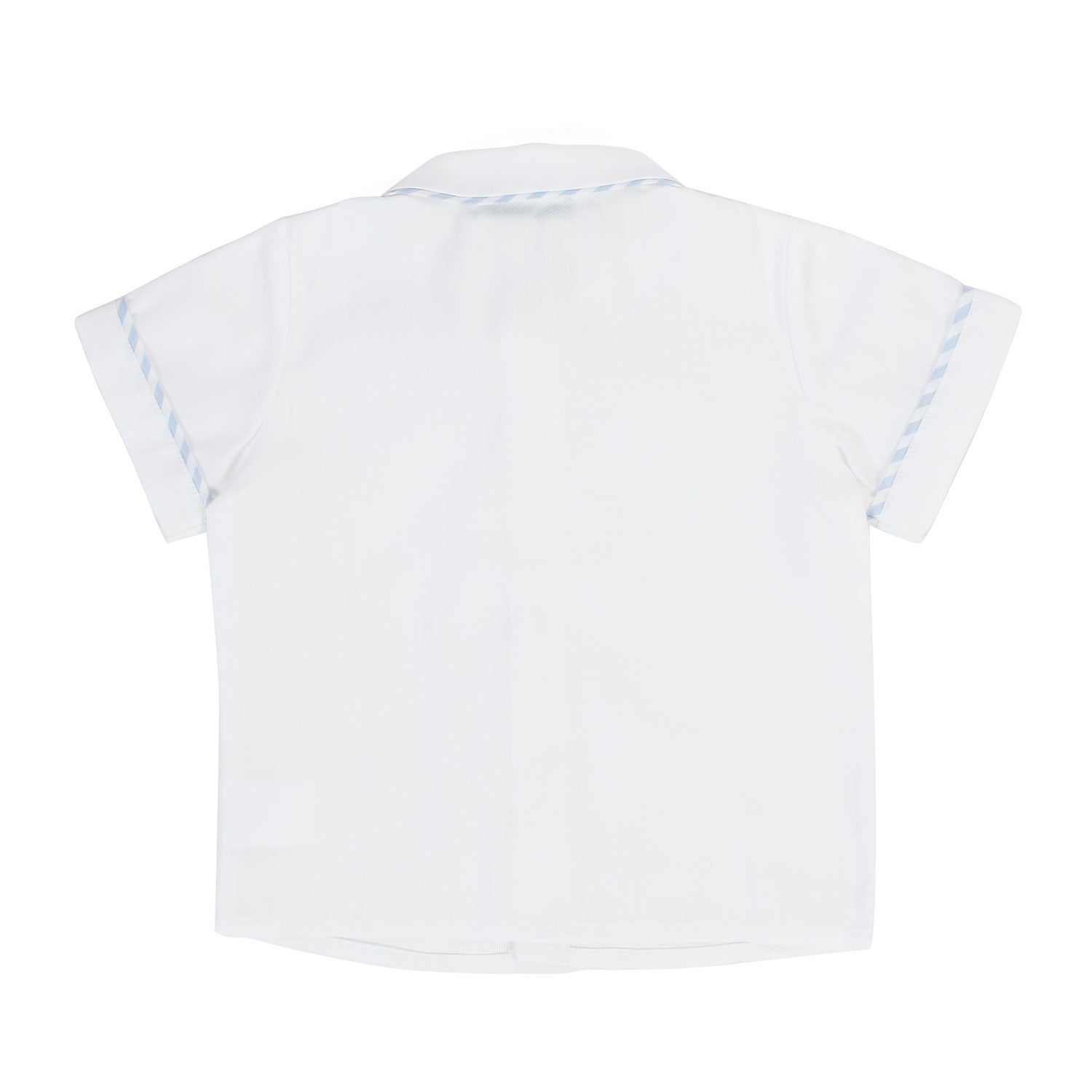 CAMICETTA NEONATO BIANCA E CELESTE - annameglio.com abbigliamento moda