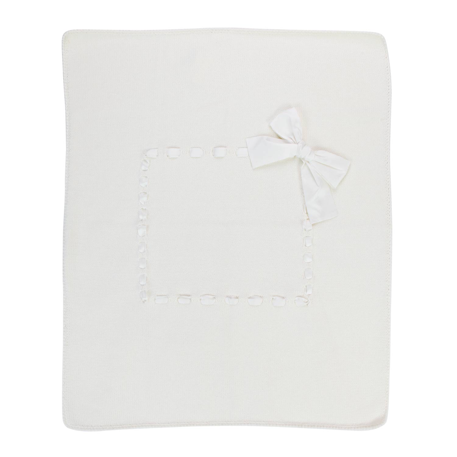 COPERTINA BEBÈ PANNA CON FIOCCO - annameglio.com abbigliamento moda