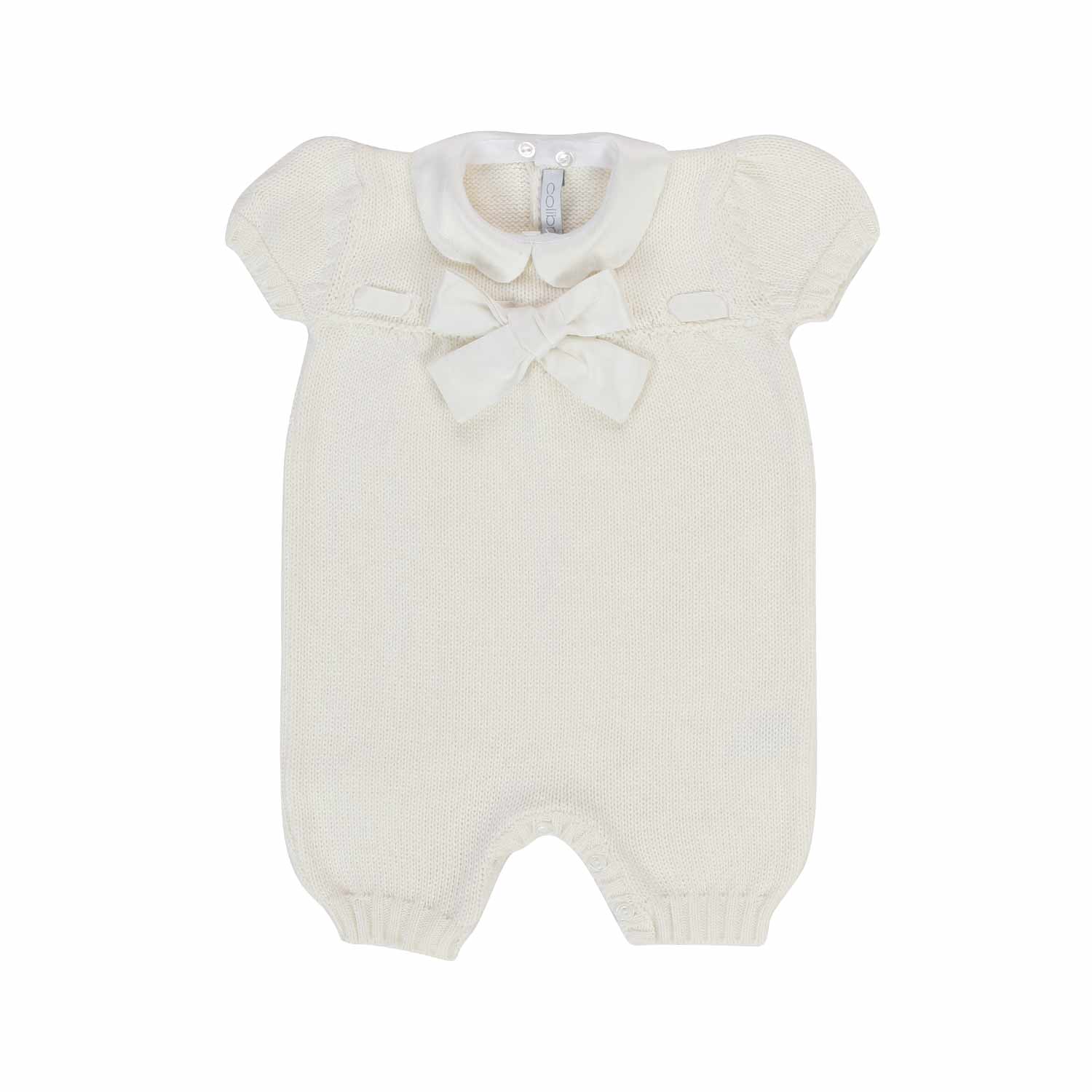 PAGLIACCETTO NEONATA COLOR PANNA LAVORATO A MAGLIA - annameglio.com abbigliamento moda