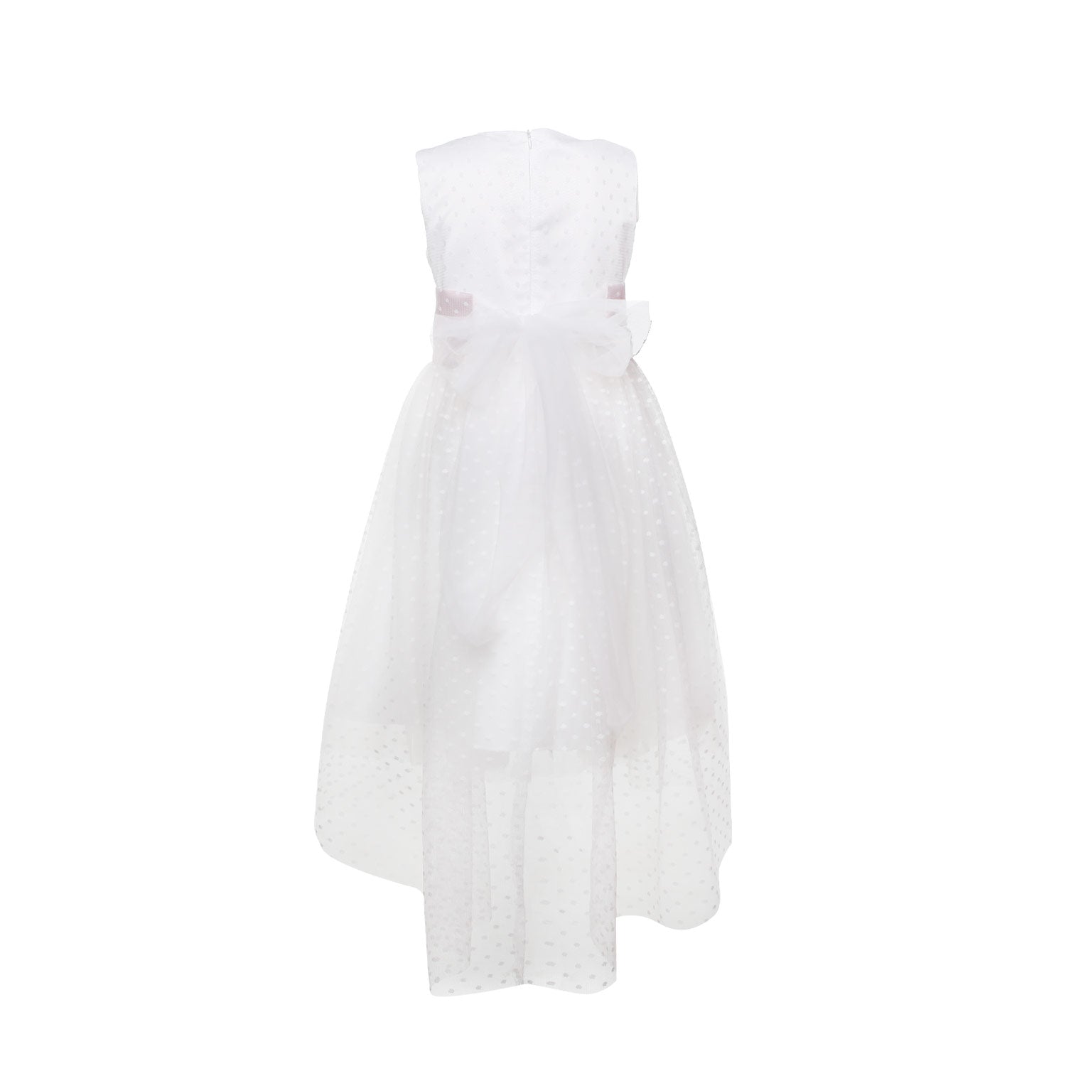 ABITO BIANCO DA CERIMONIA CON SPILLA BAMBINA TEEN - annameglio.com abbigliamento moda