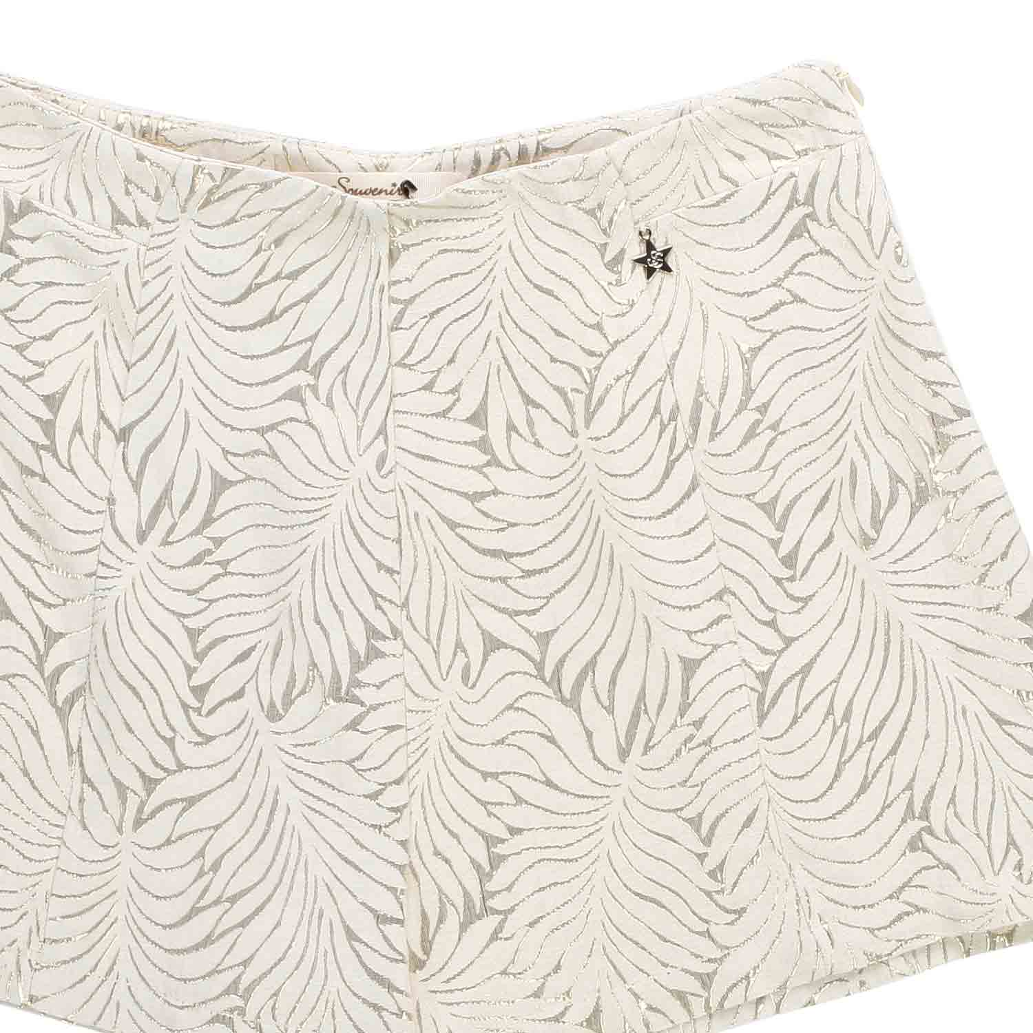 SHORTS PANNA E ORO JACQUARD DONNA E TEEN - annameglio.com abbigliamento moda