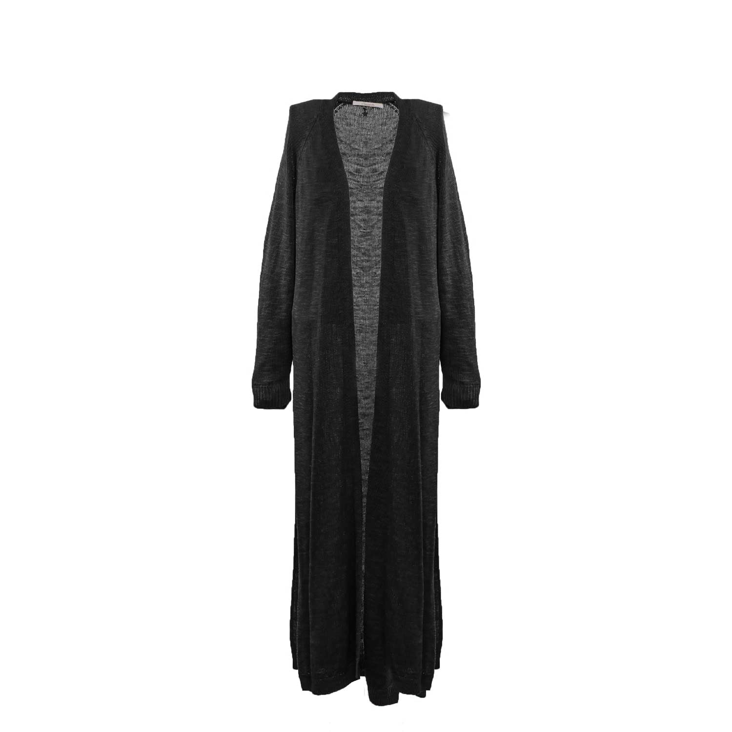 CARDIGAN LUNGO NERO DONNA E TEEN - annameglio.com abbigliamento moda