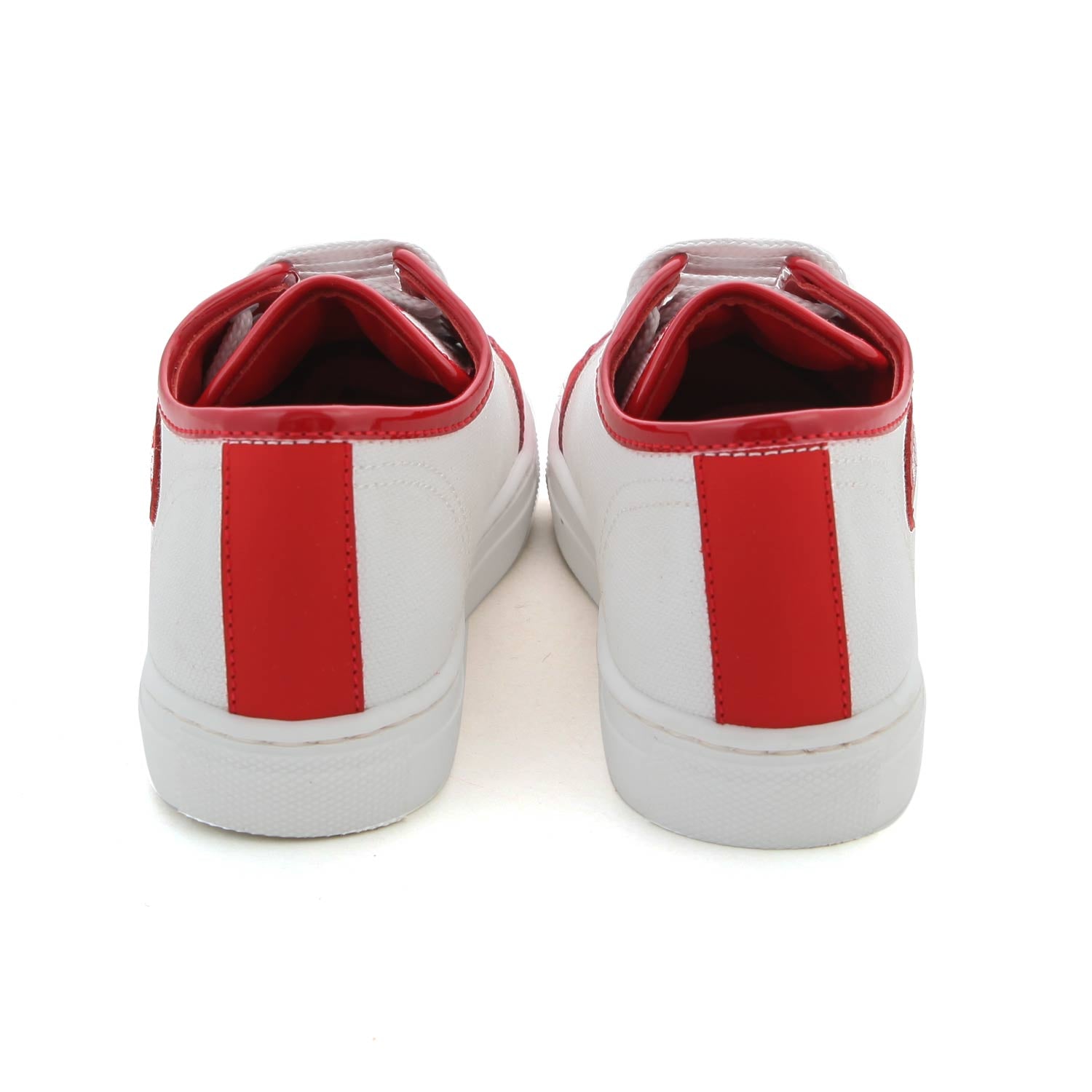 SNEAKER BIANCA E ROSSA BAMBINA BABY - annameglio.com abbigliamento moda