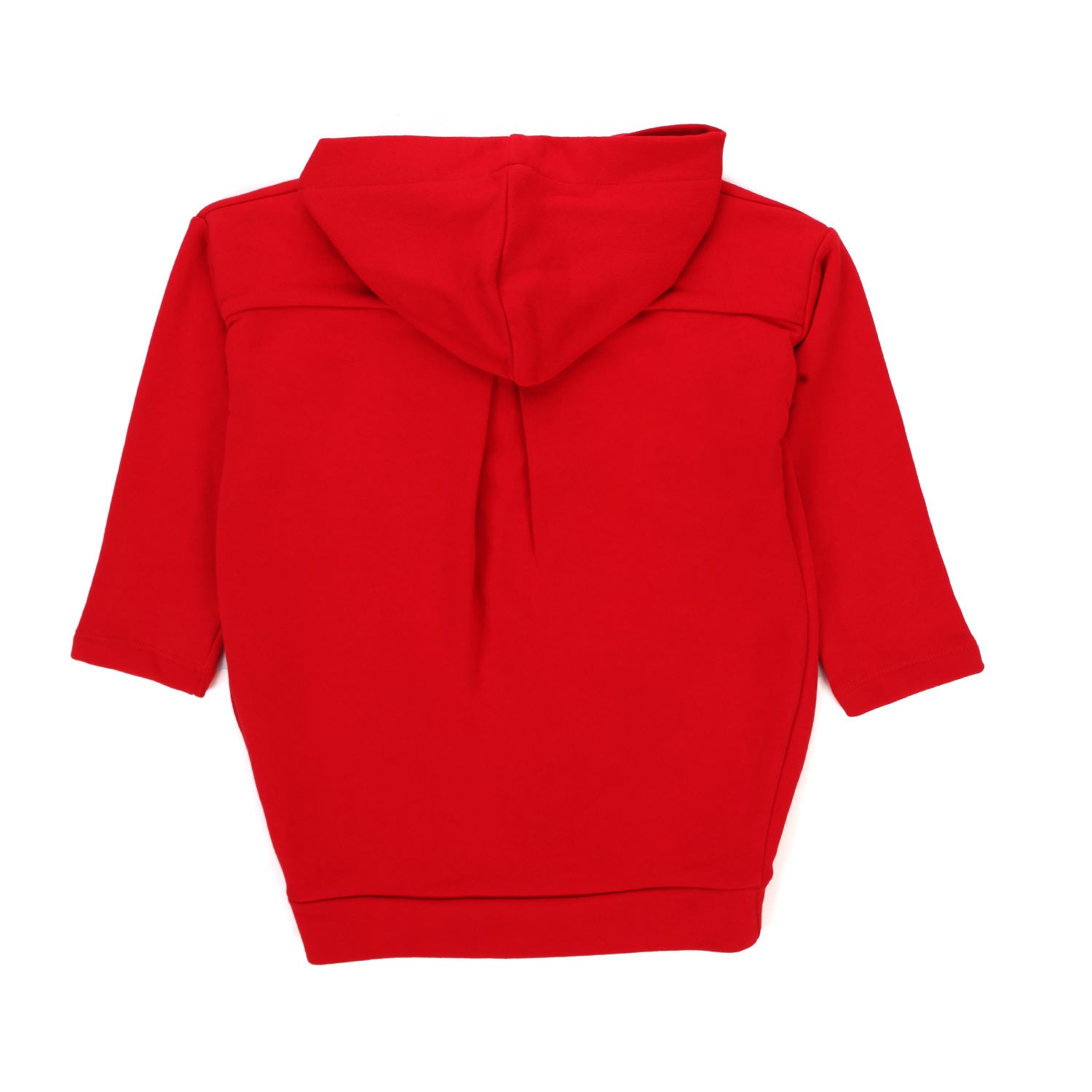 FELPA ROSSA CON CAPPUCCIO BAMBINA - annameglio.com abbigliamento moda