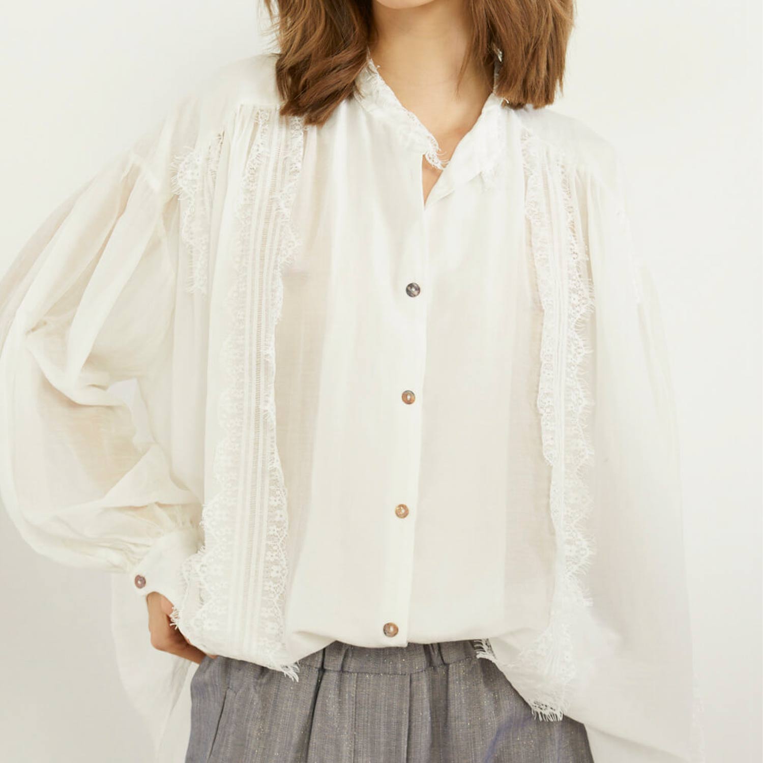 BLUSA BIANCA BAMBINA E RAGAZZA - annameglio.com abbigliamento moda