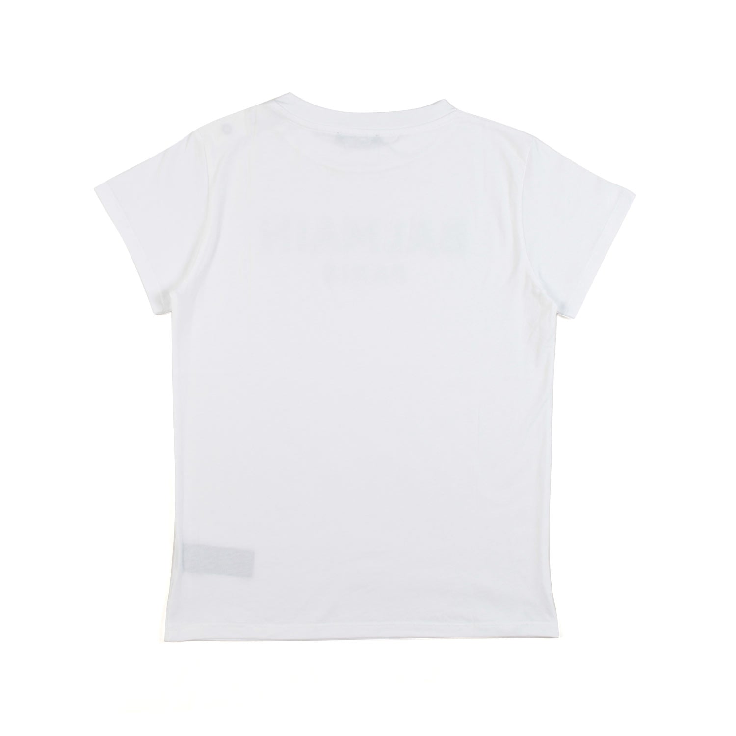 T-SHIRT BIANCA CON LOGO E BOTTONI SILVER - annameglio.com abbigliamento moda