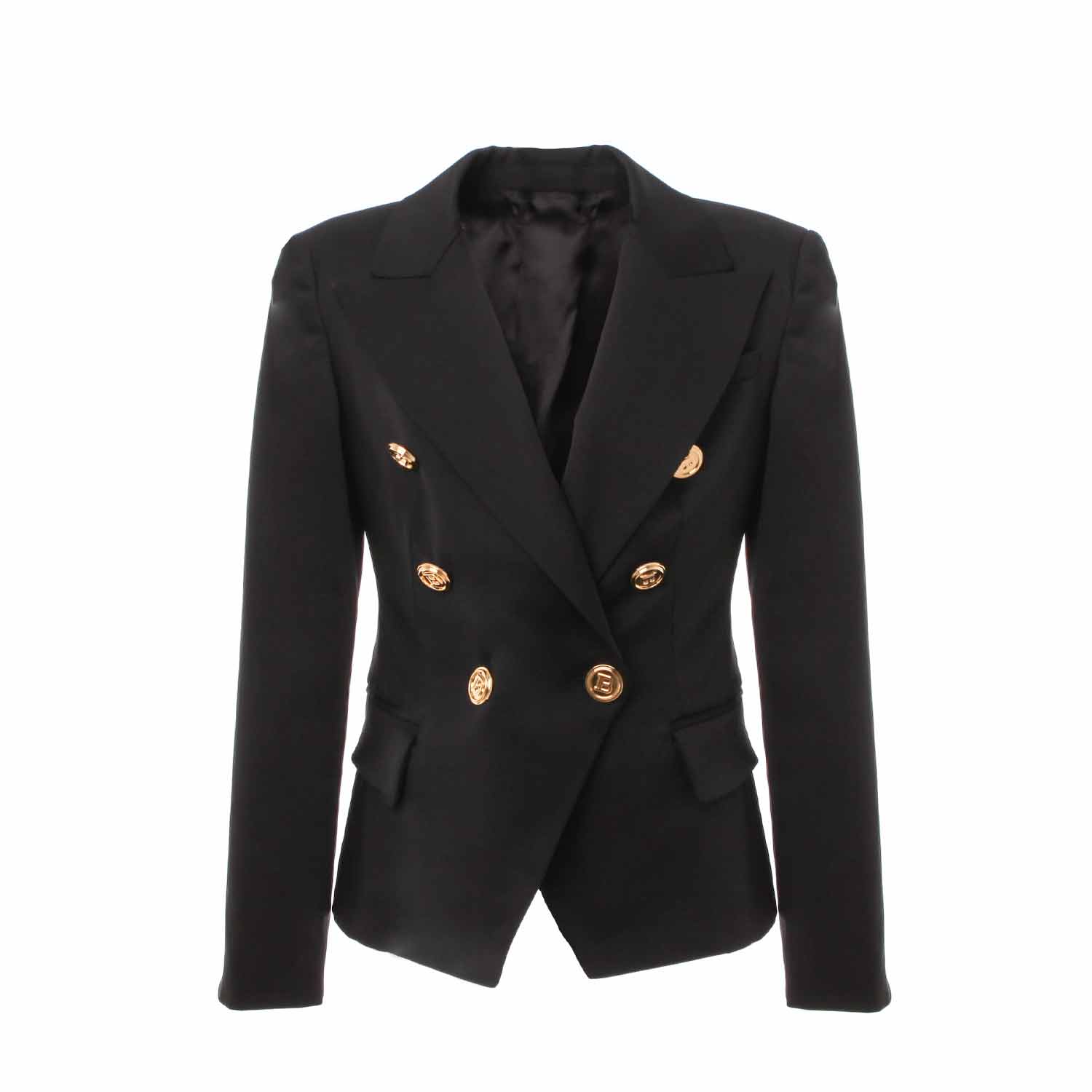 BLAZER DI LANA NERO E ORO BAMBINA E TEENAGER - annameglio.com abbigliamento moda