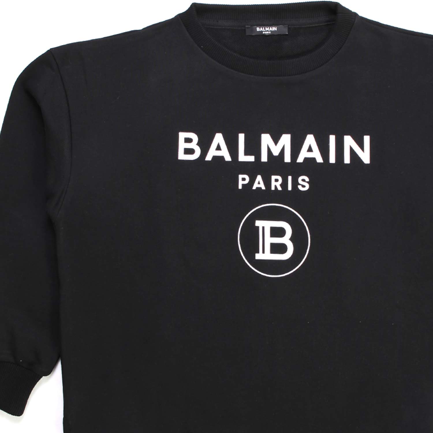 FELPA OVERSIZE NERA CON LOGO BIANCO BAMBINA E TEEN - annameglio.com abbigliamento moda