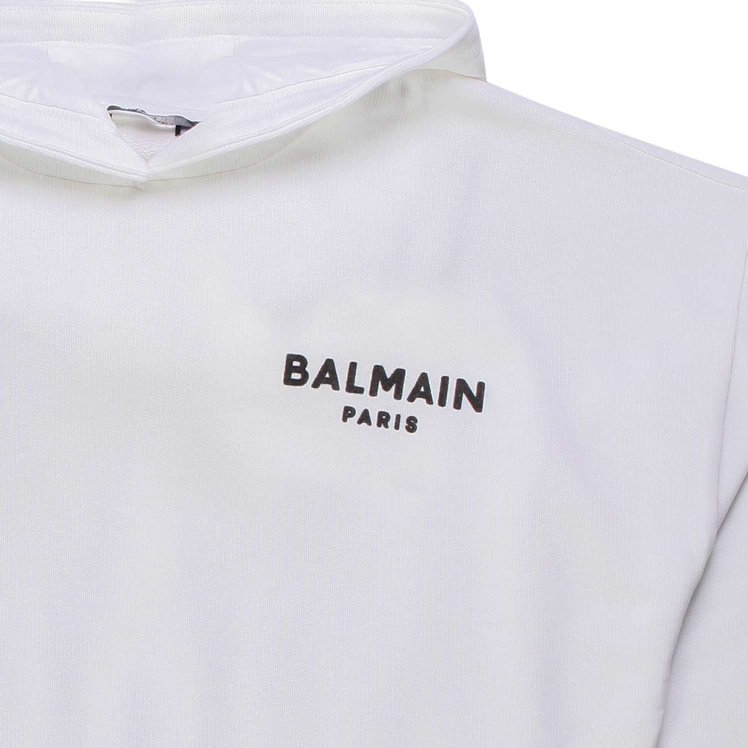 FELPA CROPPED BIANCA CON CAPPUCCIO BAMBINA E TEEN - annameglio.com abbigliamento moda