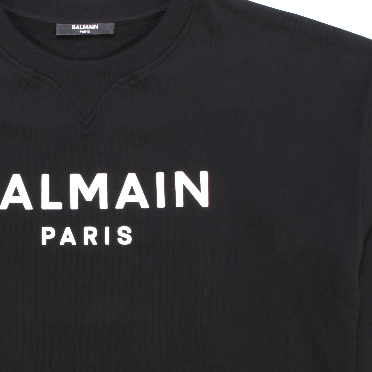 FELPA NERA CON LOGO BIANCO BAMBINA E TEENAGER - annameglio.com abbigliamento moda