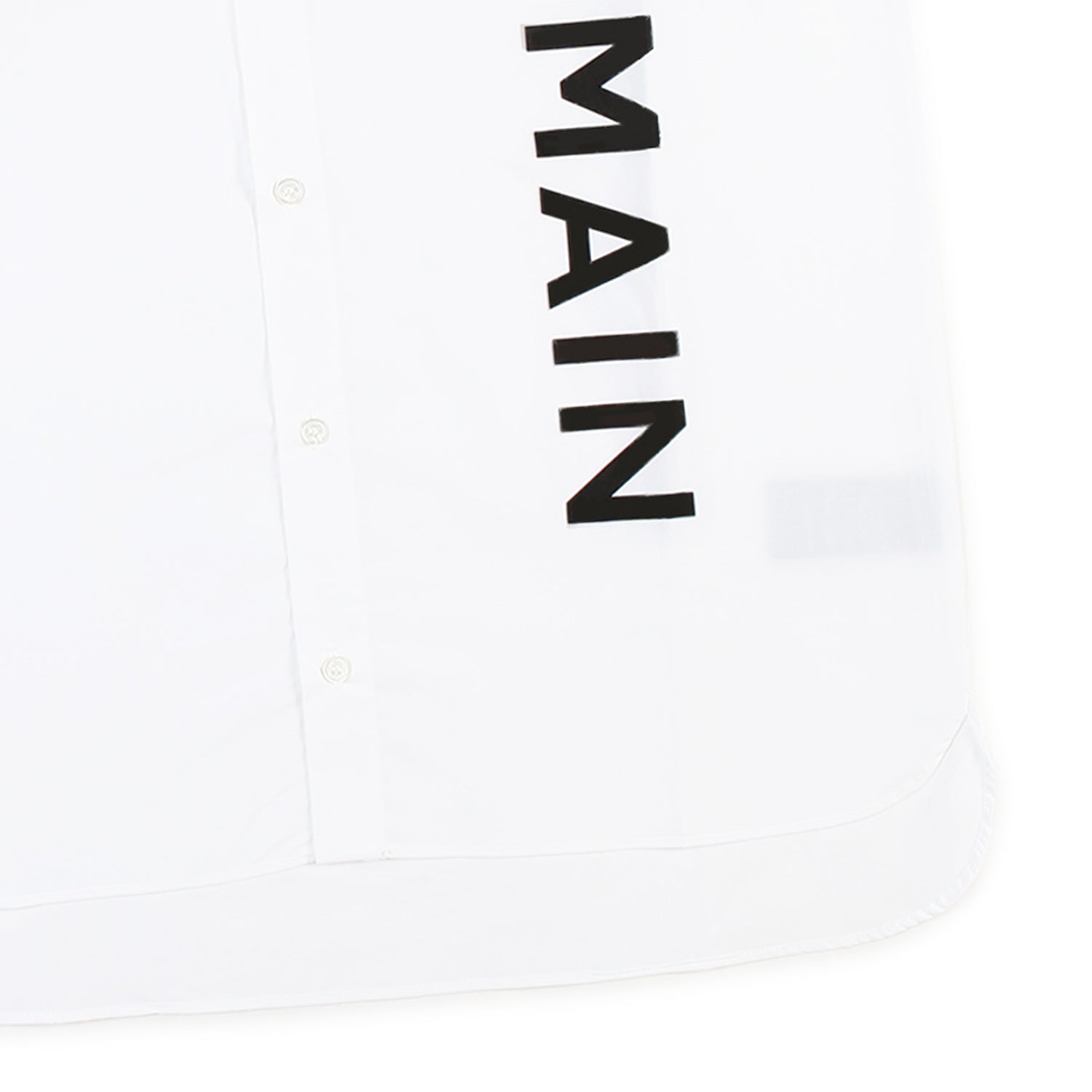 CAMICIA BIANCA CON LOGO NERO BAMBINA TEEN - annameglio.com abbigliamento moda