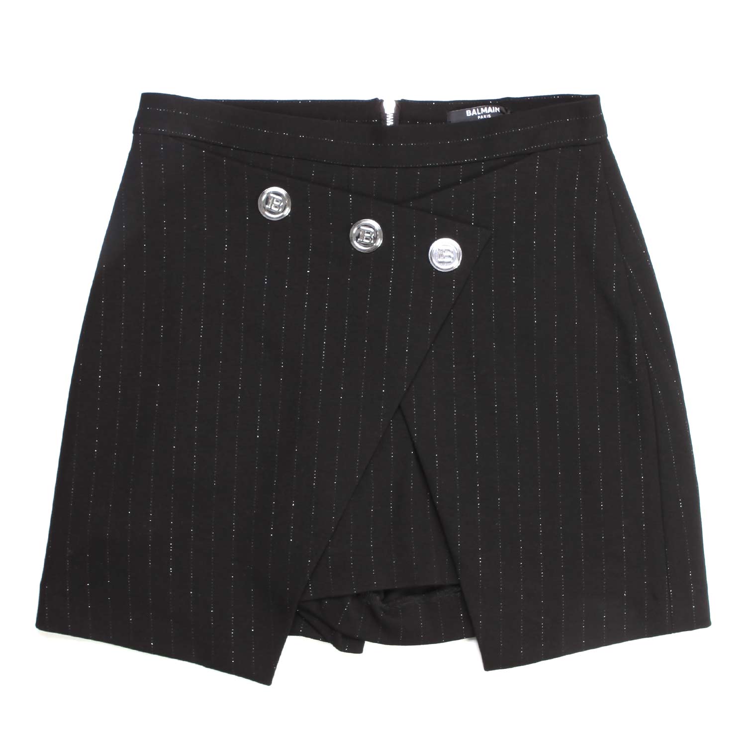 SHORTS NERO GESSATO BAMBINA TEEN - annameglio.com abbigliamento moda