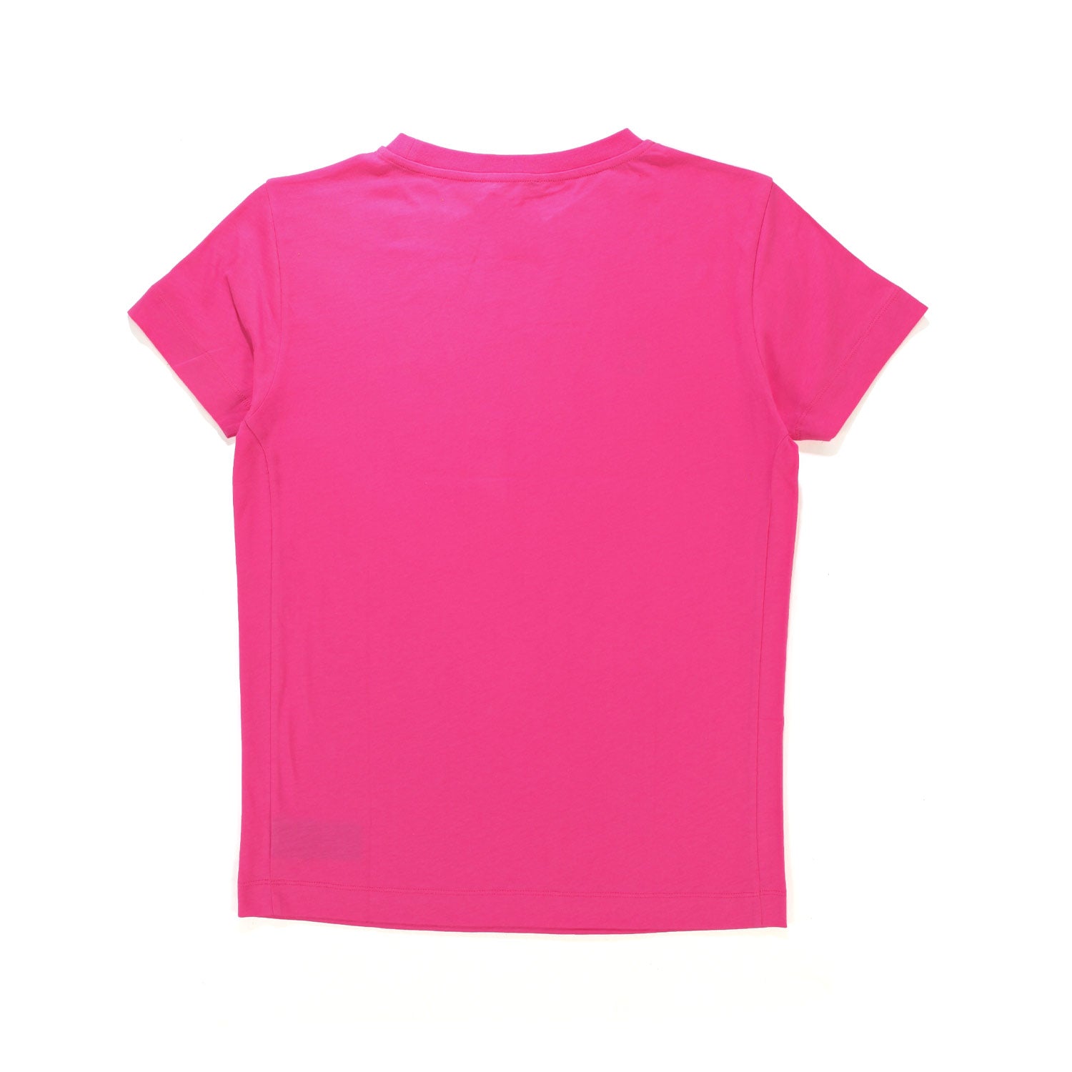 T-SHIRT FUCSIA CON LOGO NERO BAMBINA E TEENAGER - annameglio.com abbigliamento moda