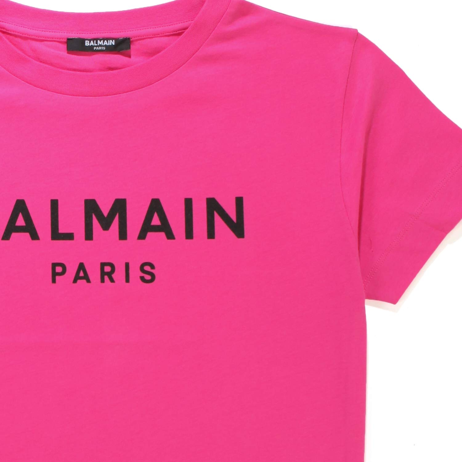 T-SHIRT FUCSIA CON LOGO NERO BAMBINA E TEENAGER - annameglio.com abbigliamento moda