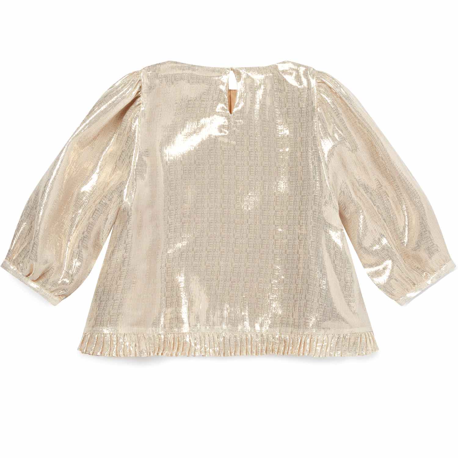 Top Oro in Chiffon - annameglio.com abbigliamento moda