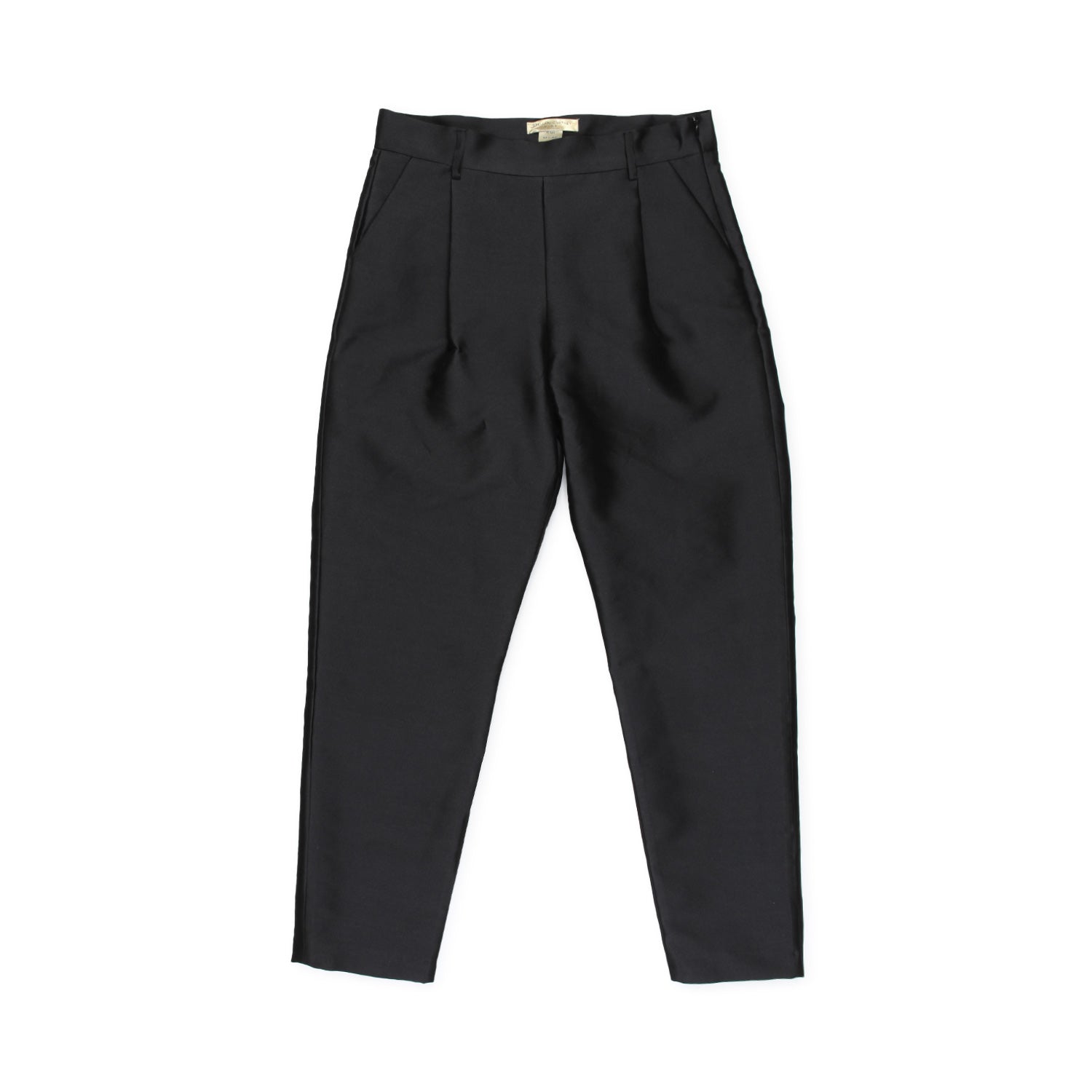 PANTALONE NERO MISTO SETA BAMBINA E TEEN - annameglio.com abbigliamento moda