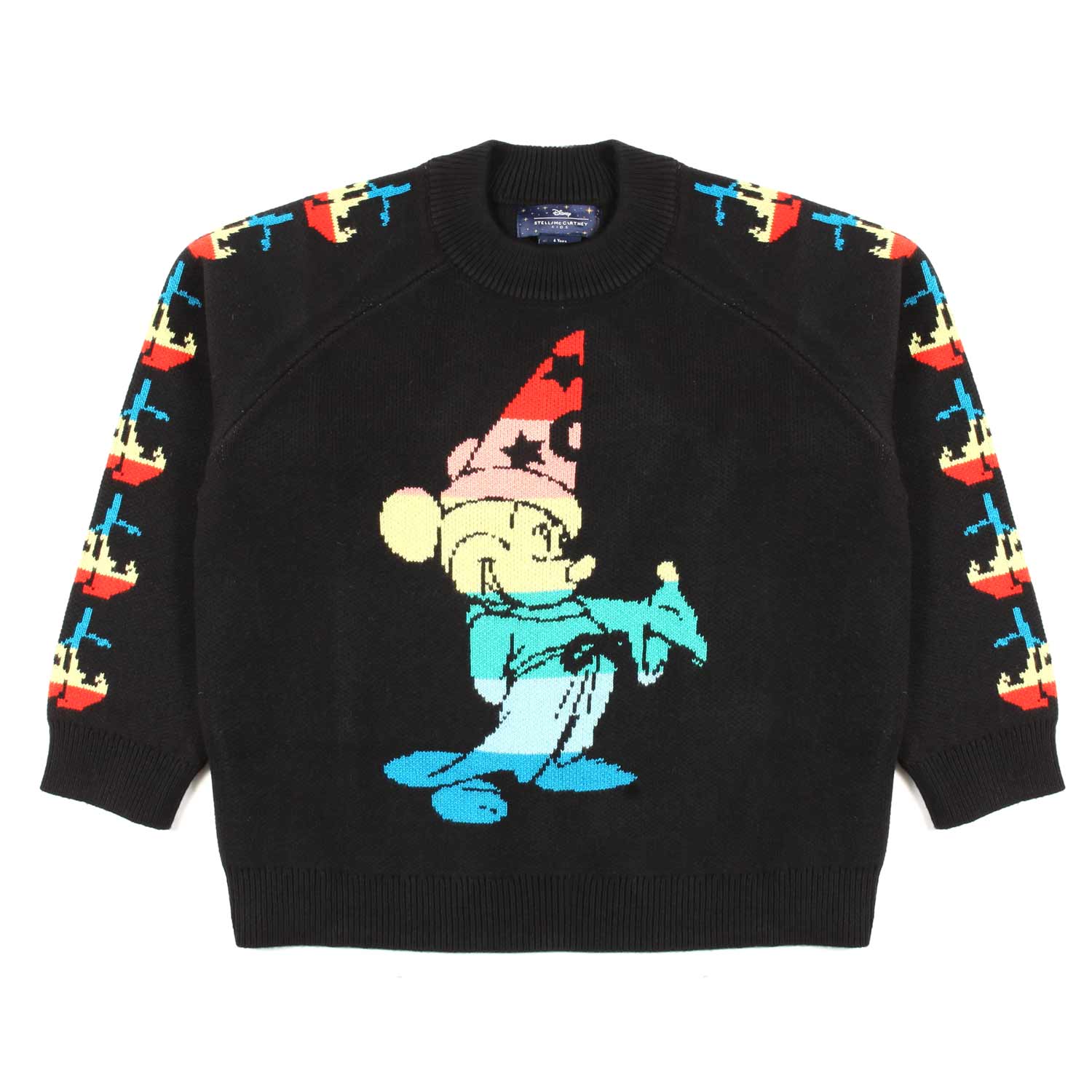 PULLOVER DISNEY FANTASIA NERO BAMBINA E TEEN - annameglio.com abbigliamento moda