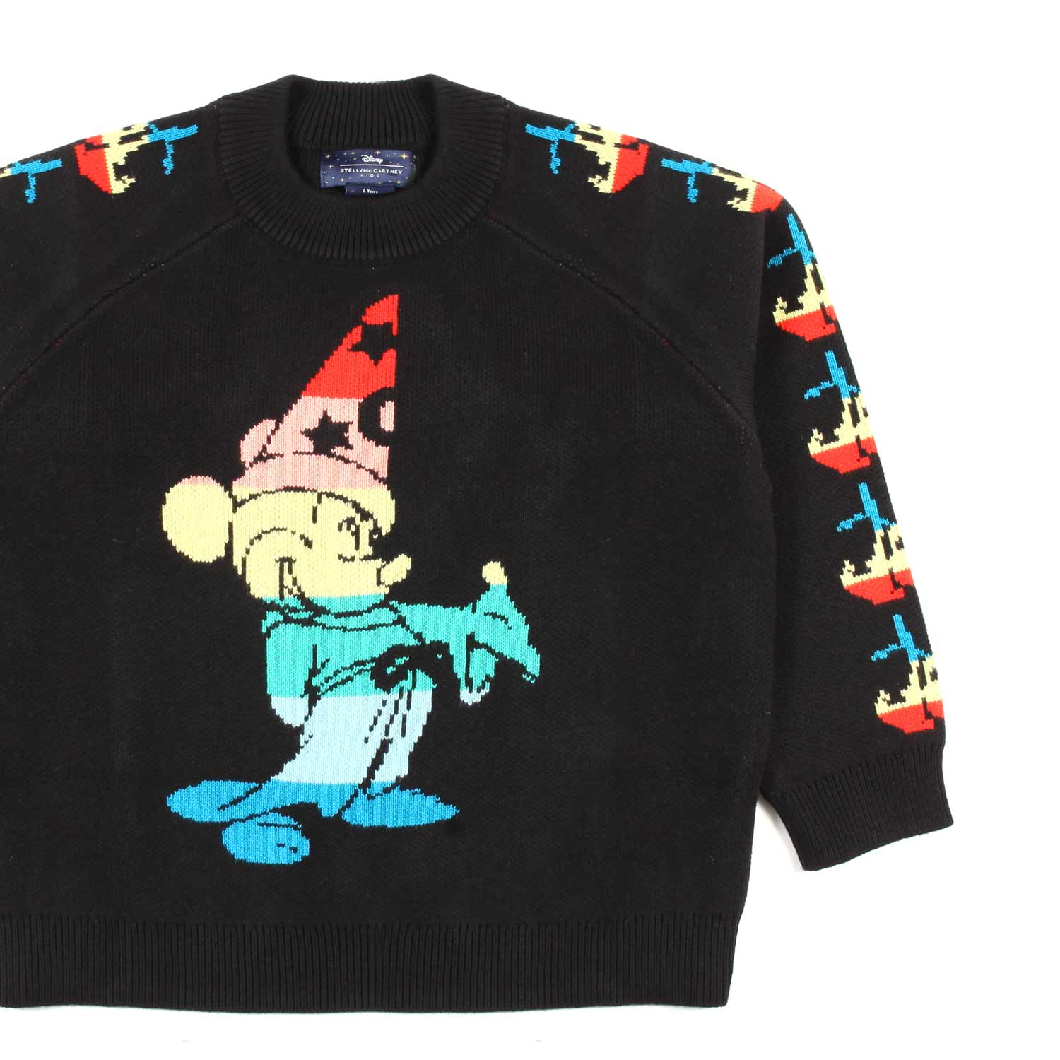 PULLOVER DISNEY FANTASIA NERO BAMBINA E TEEN - annameglio.com abbigliamento moda