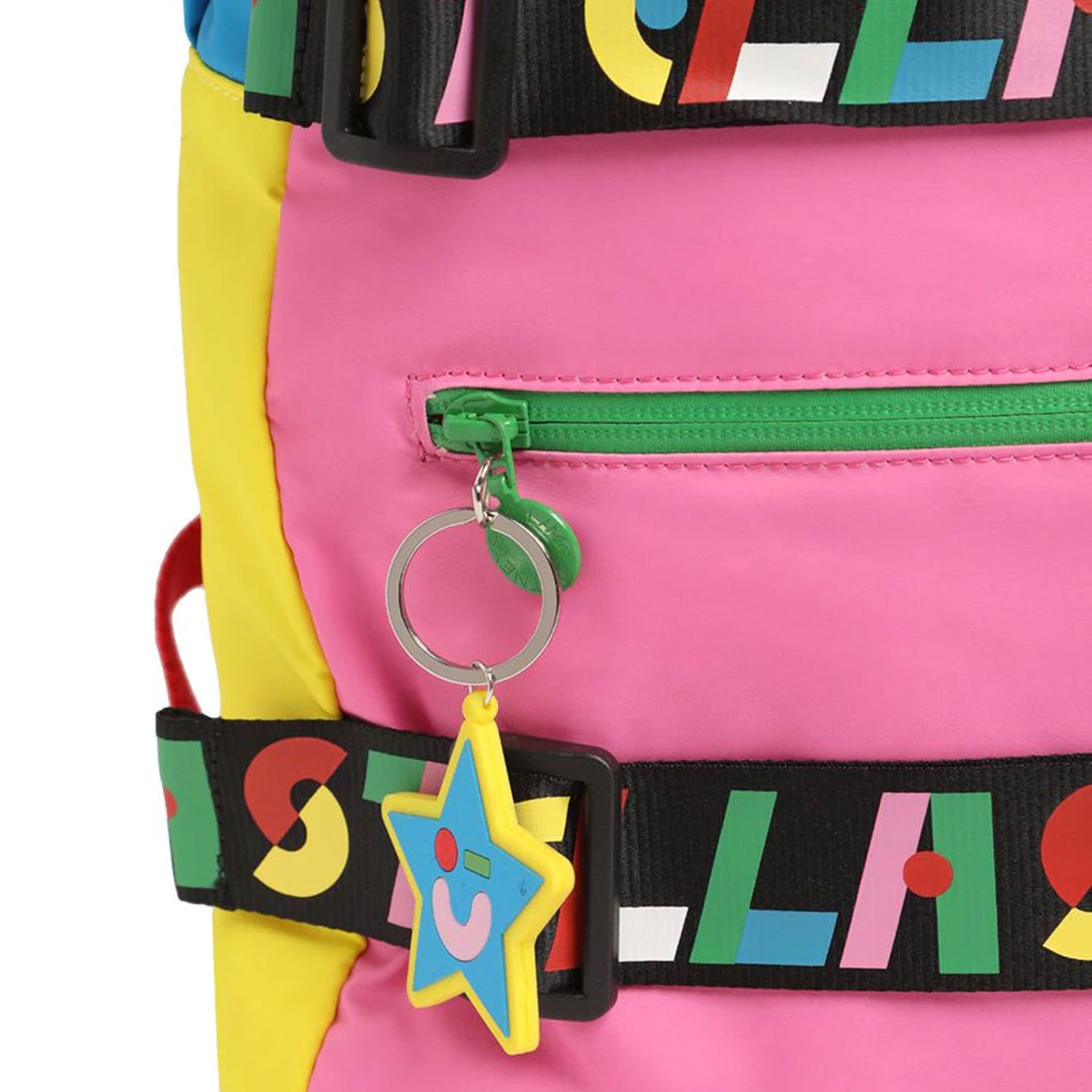 ZAINO ROSA E MULTICOLOR BAMBINA E TEENAGER - annameglio.com abbigliamento moda