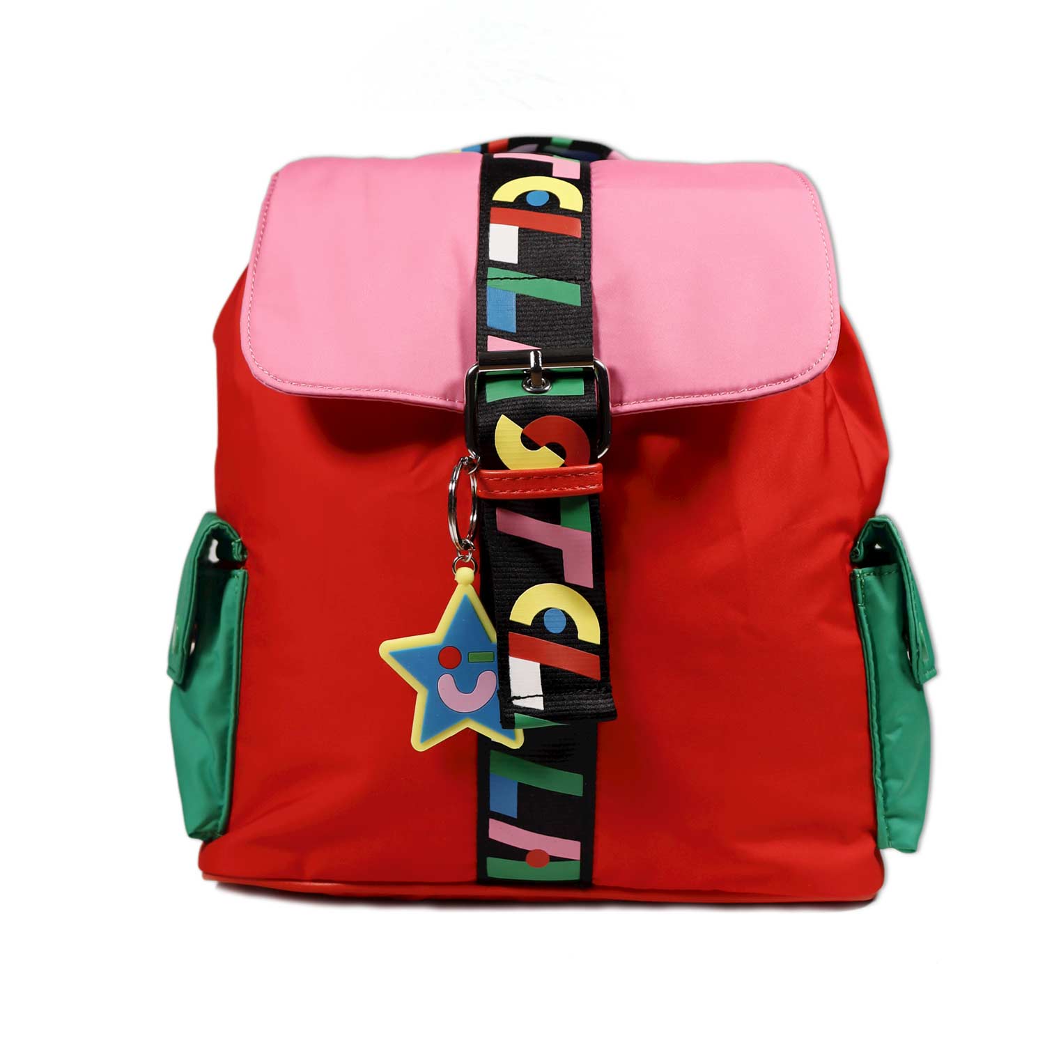 ZAINO ROSSO E MULTICOLOR BAMBINA E TEEN - annameglio.com abbigliamento moda